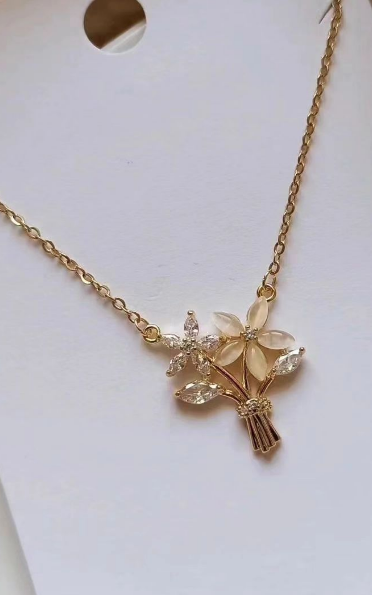 Flower Bouquet Necklace
