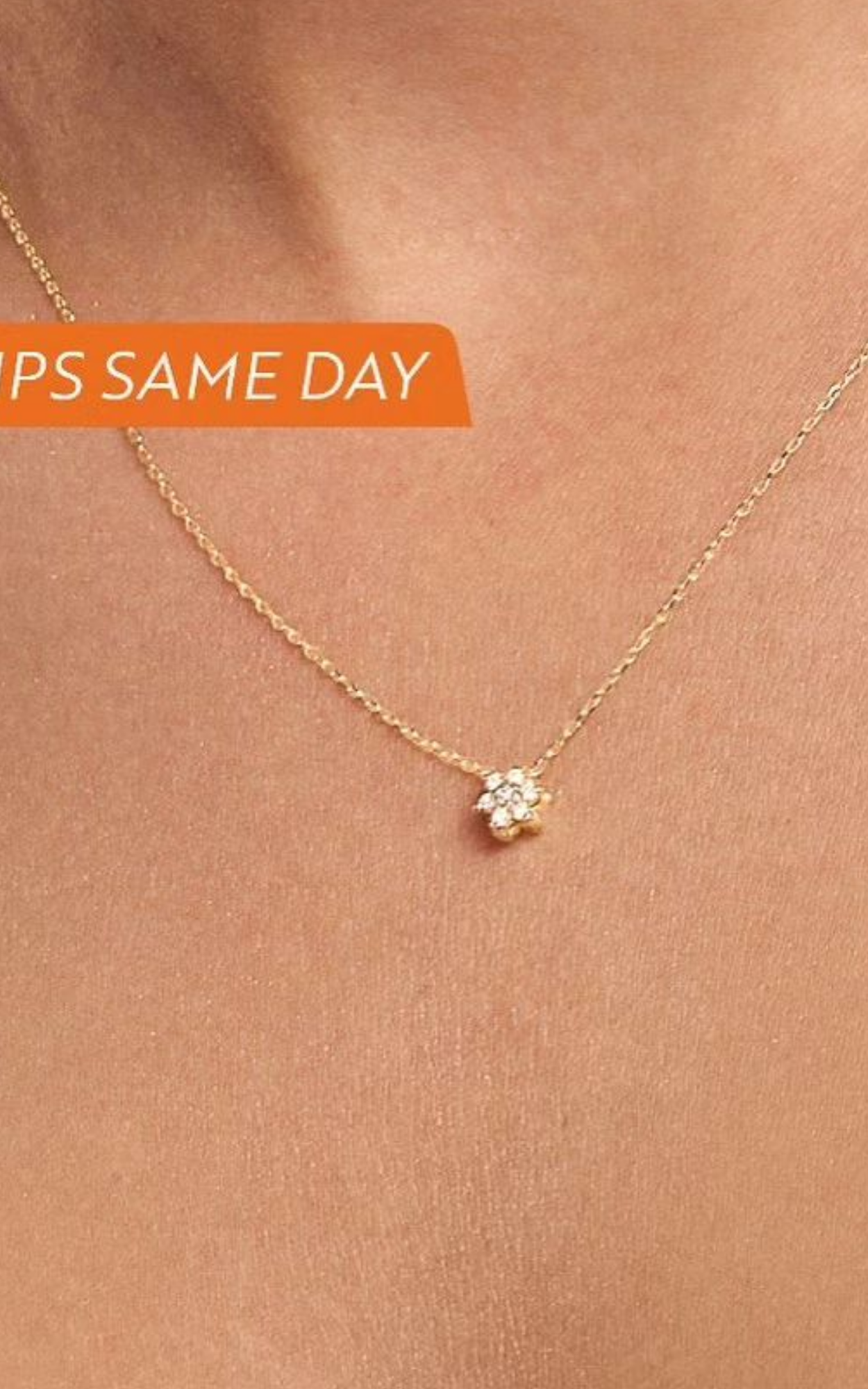 Dainty Mini Flower Necklace
