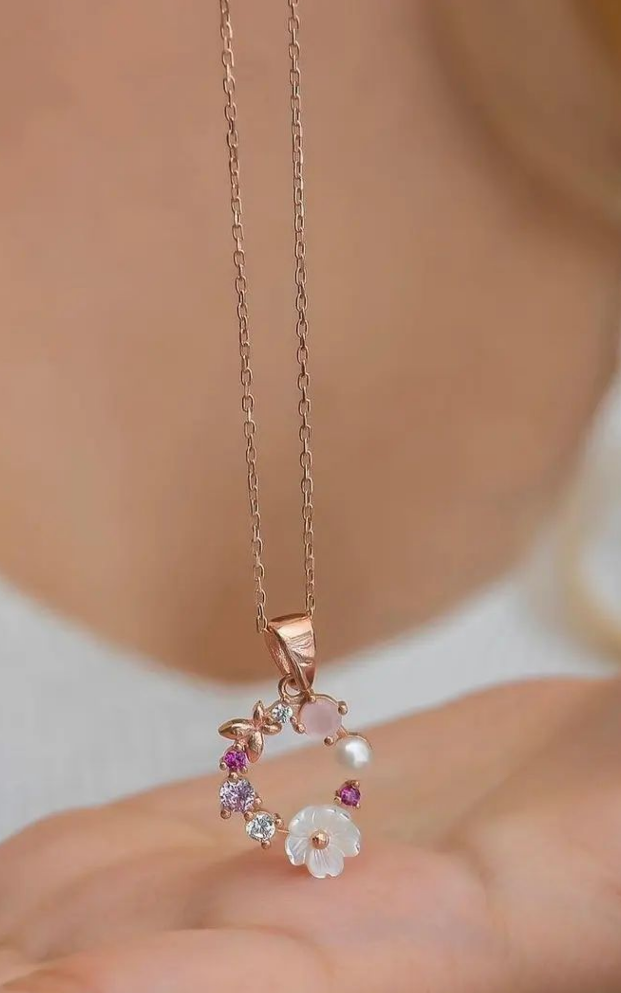 Dreamy Flower Blossom Necklace