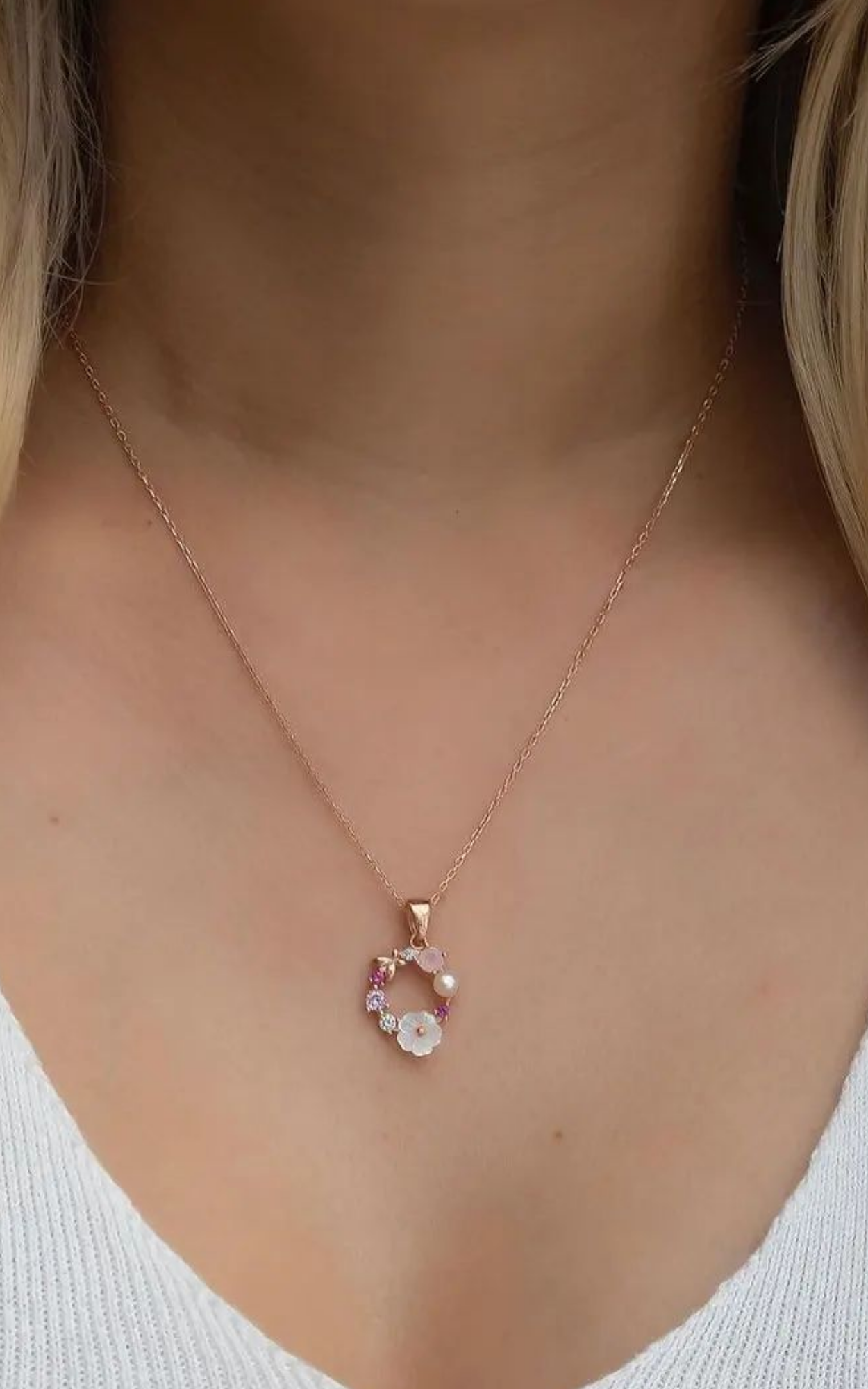 Dreamy Flower Blossom Necklace