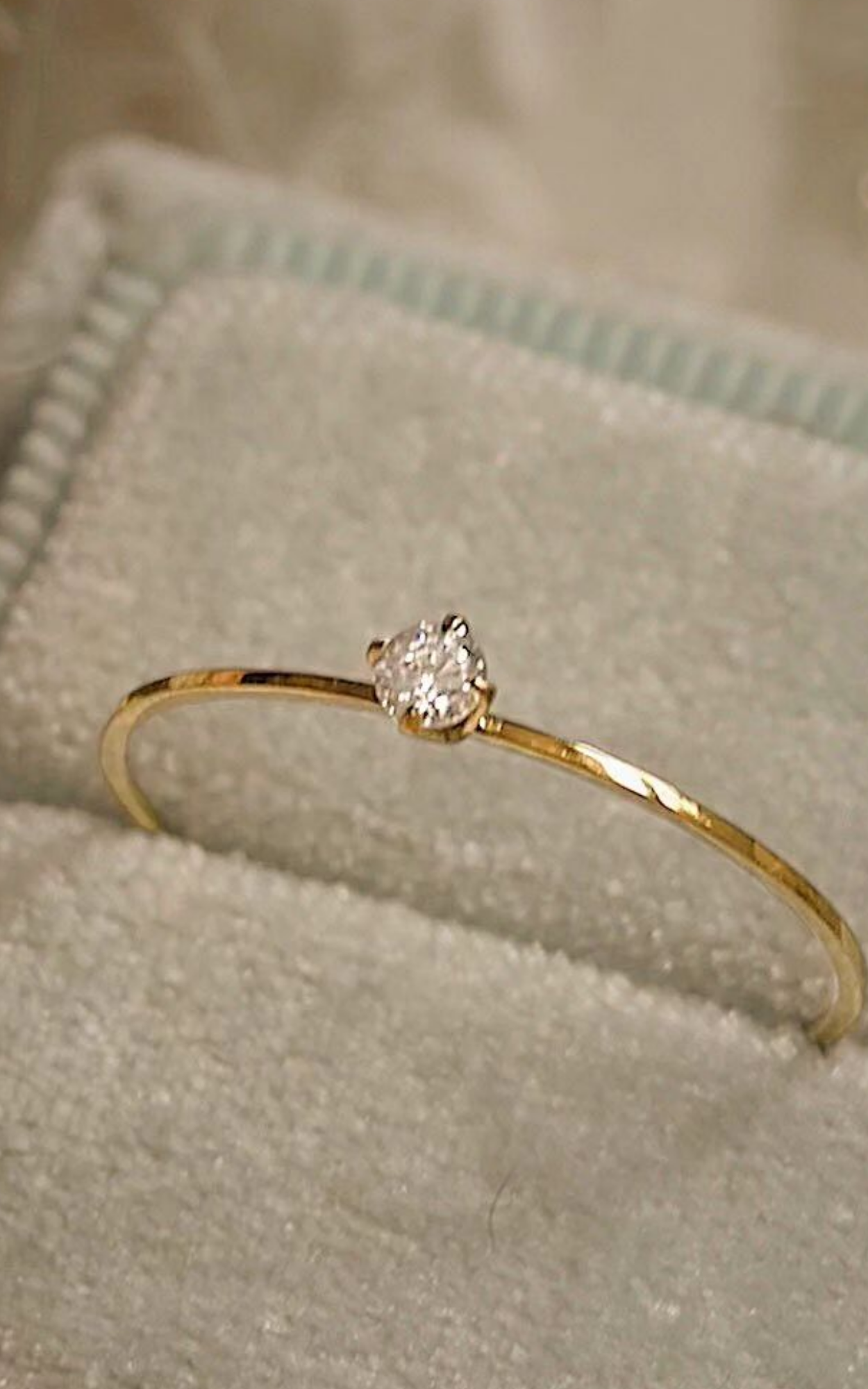 Dainty Solitaire ring