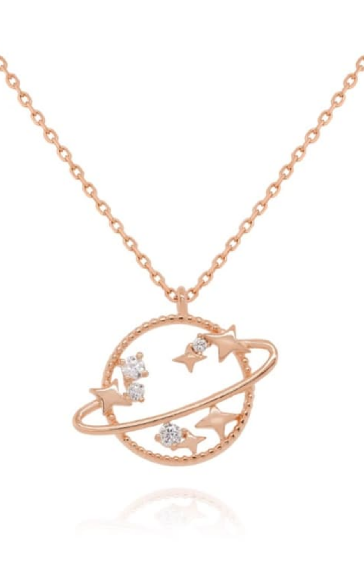 Saturn Stars Necklace