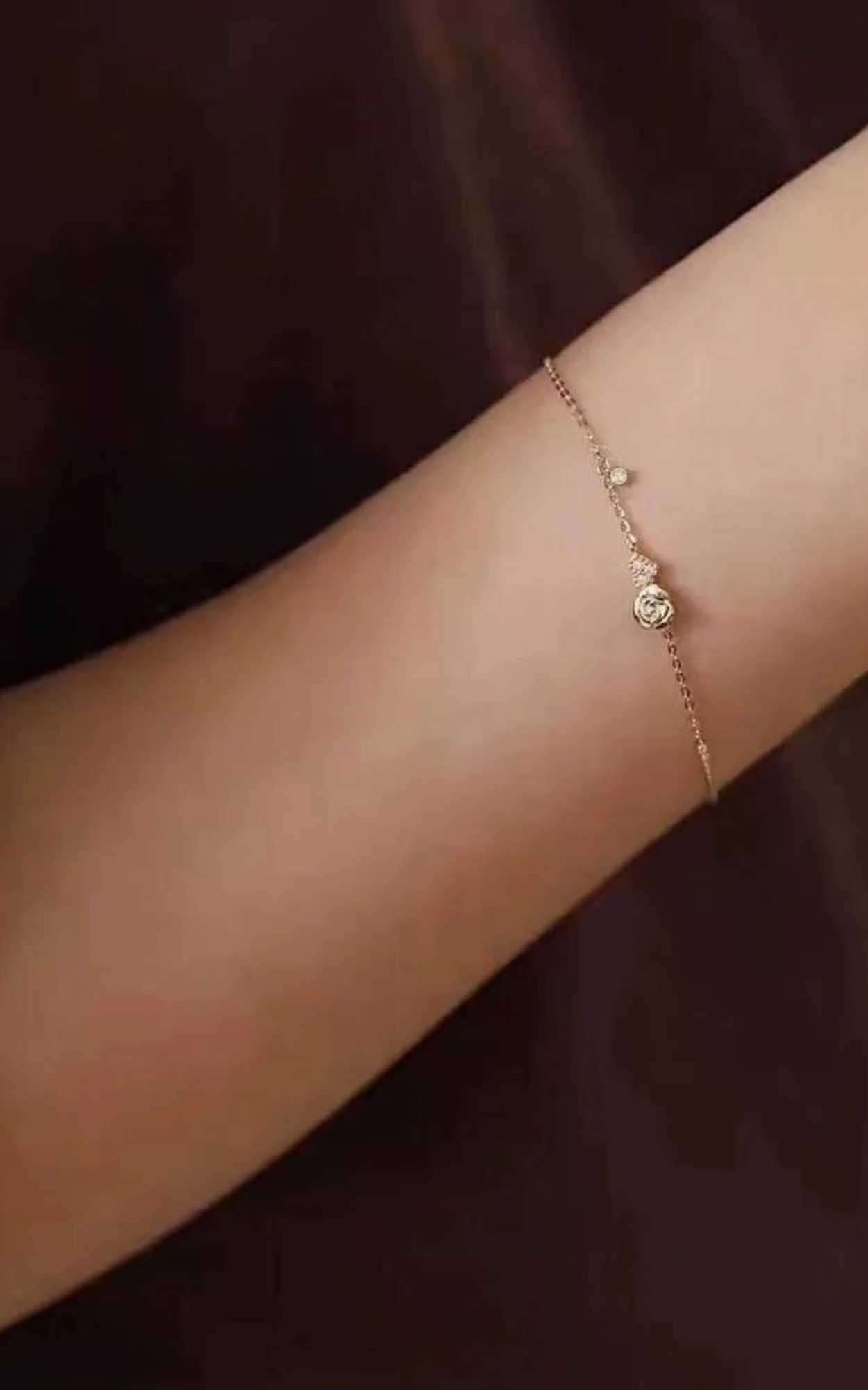 Rose Heart Bracelet