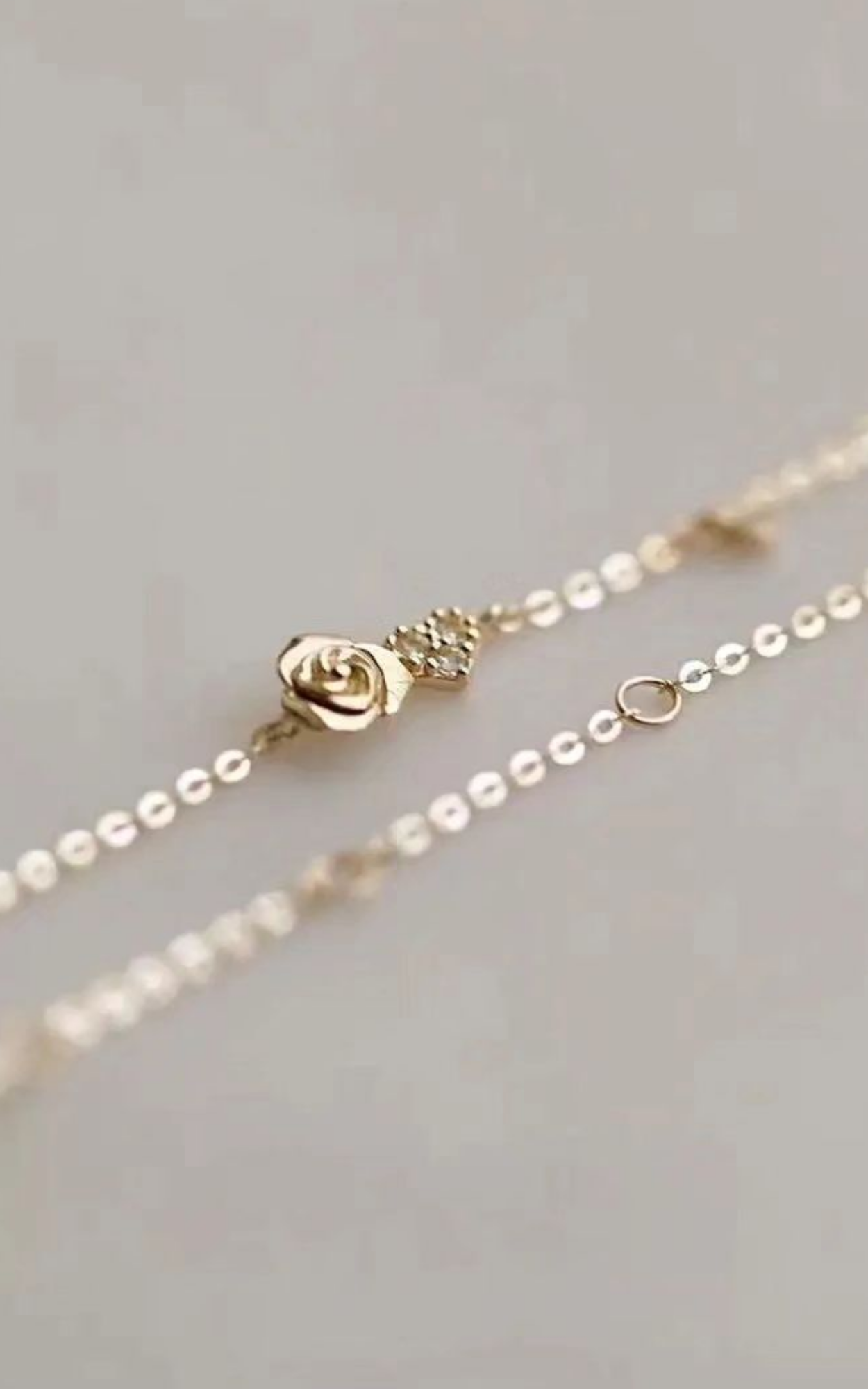 Rose Heart Bracelet