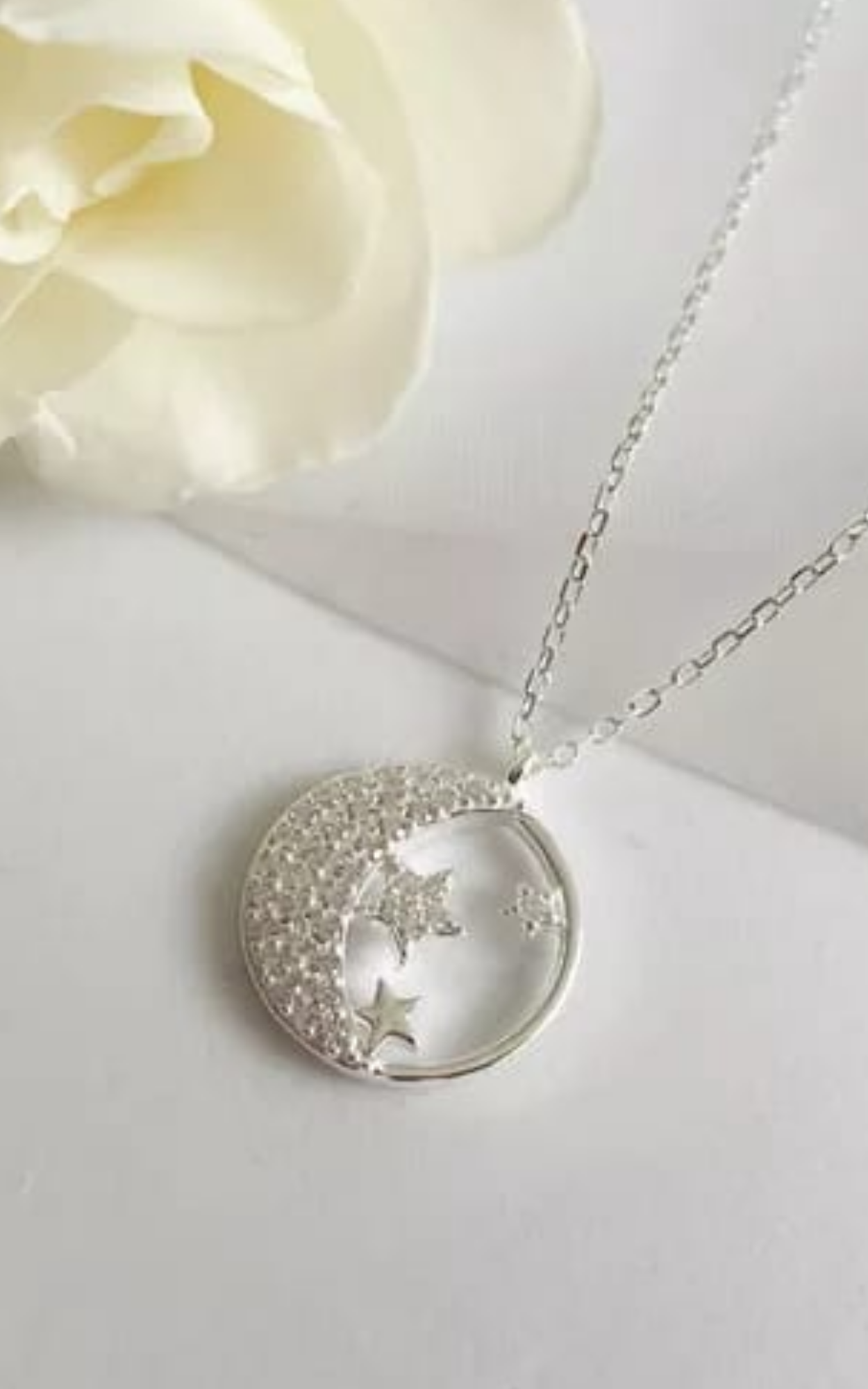 Shining Moon Star Necklace