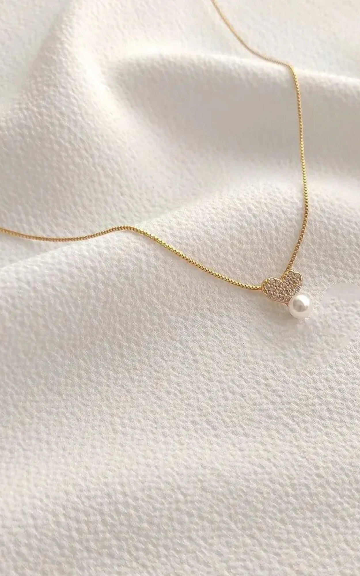 Pearl Heart Necklace