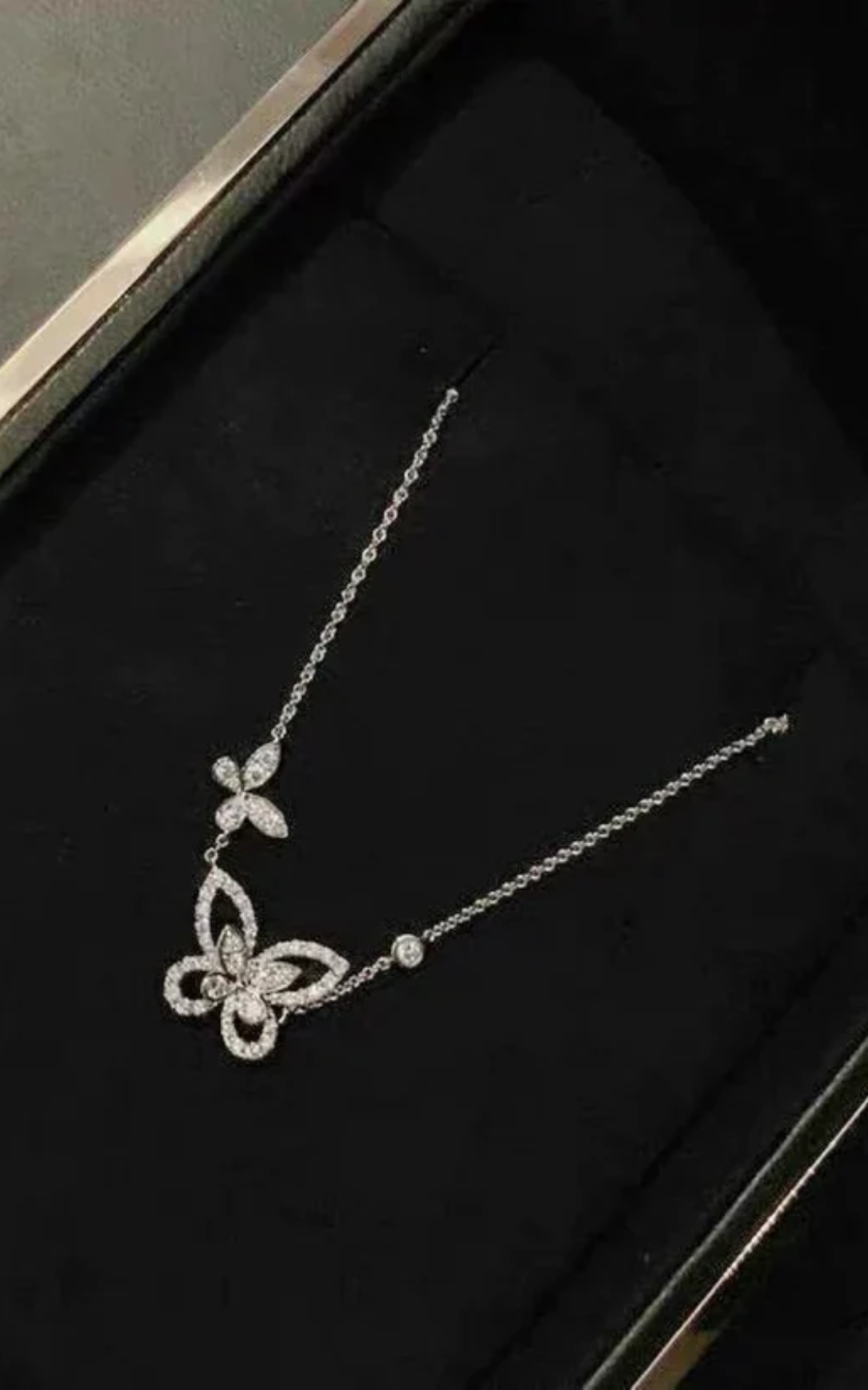 Dual Butterfly Necklace
