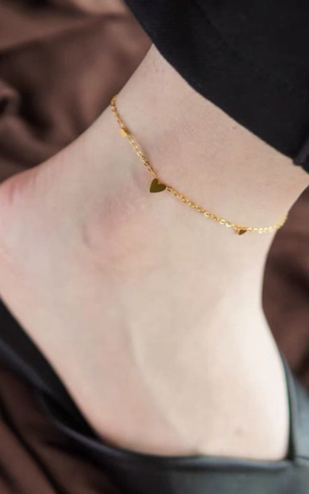 Heart Station Heart Anklet