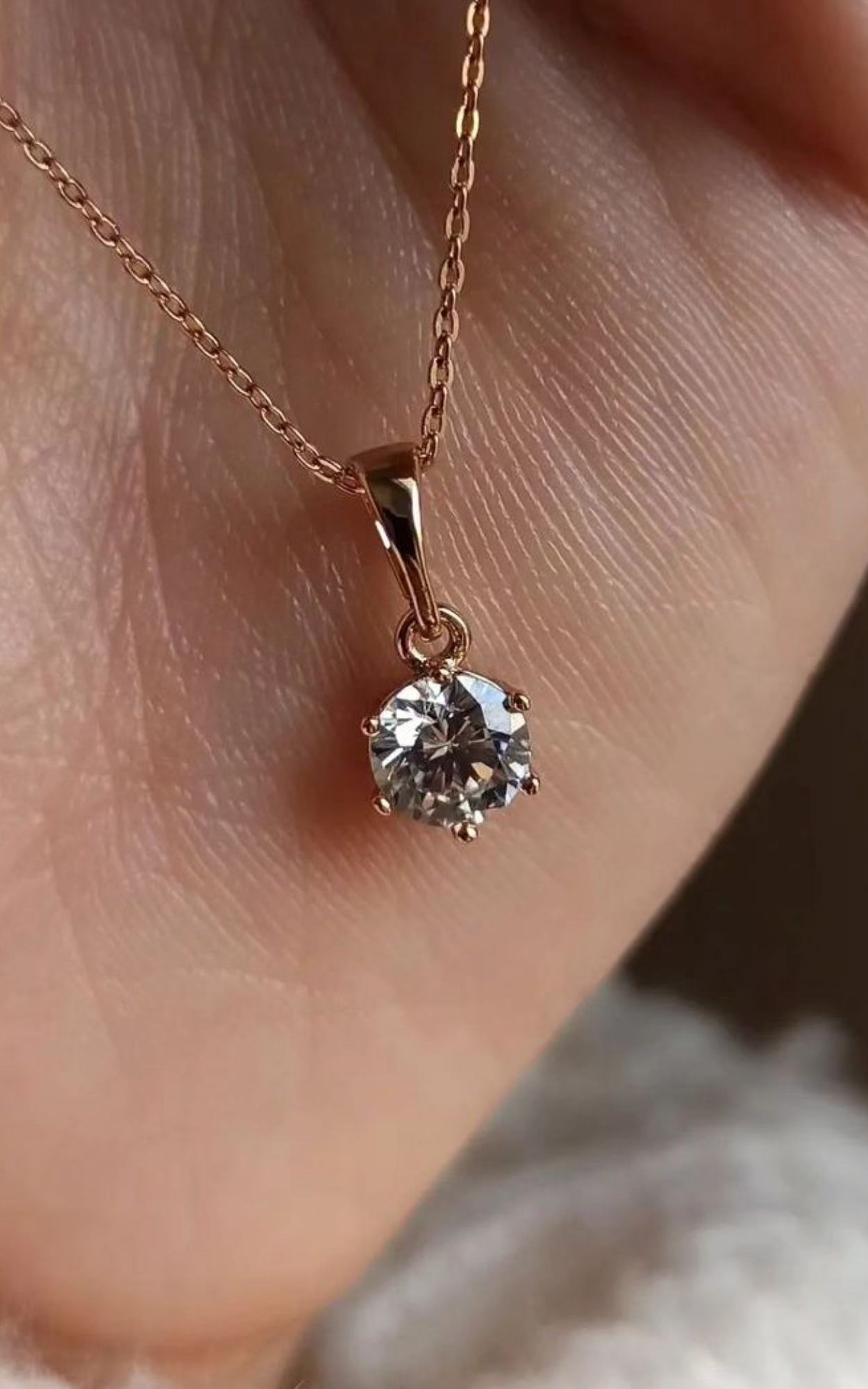 Solitaire Necklace