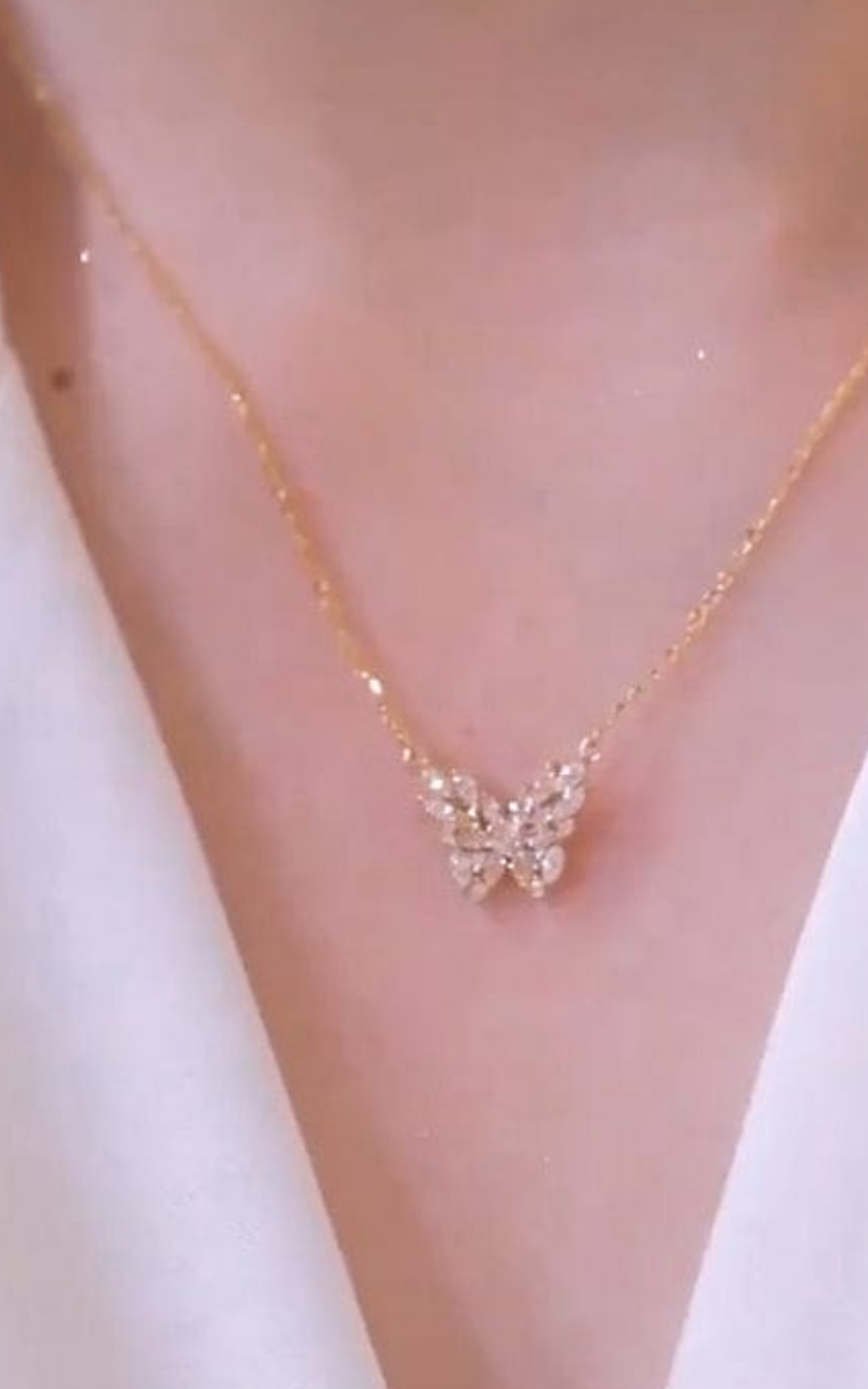 Marquise Butterfly Necklace
