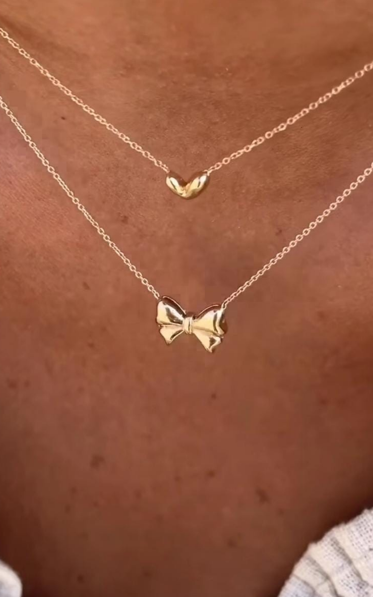Ribbon Bow Necklace