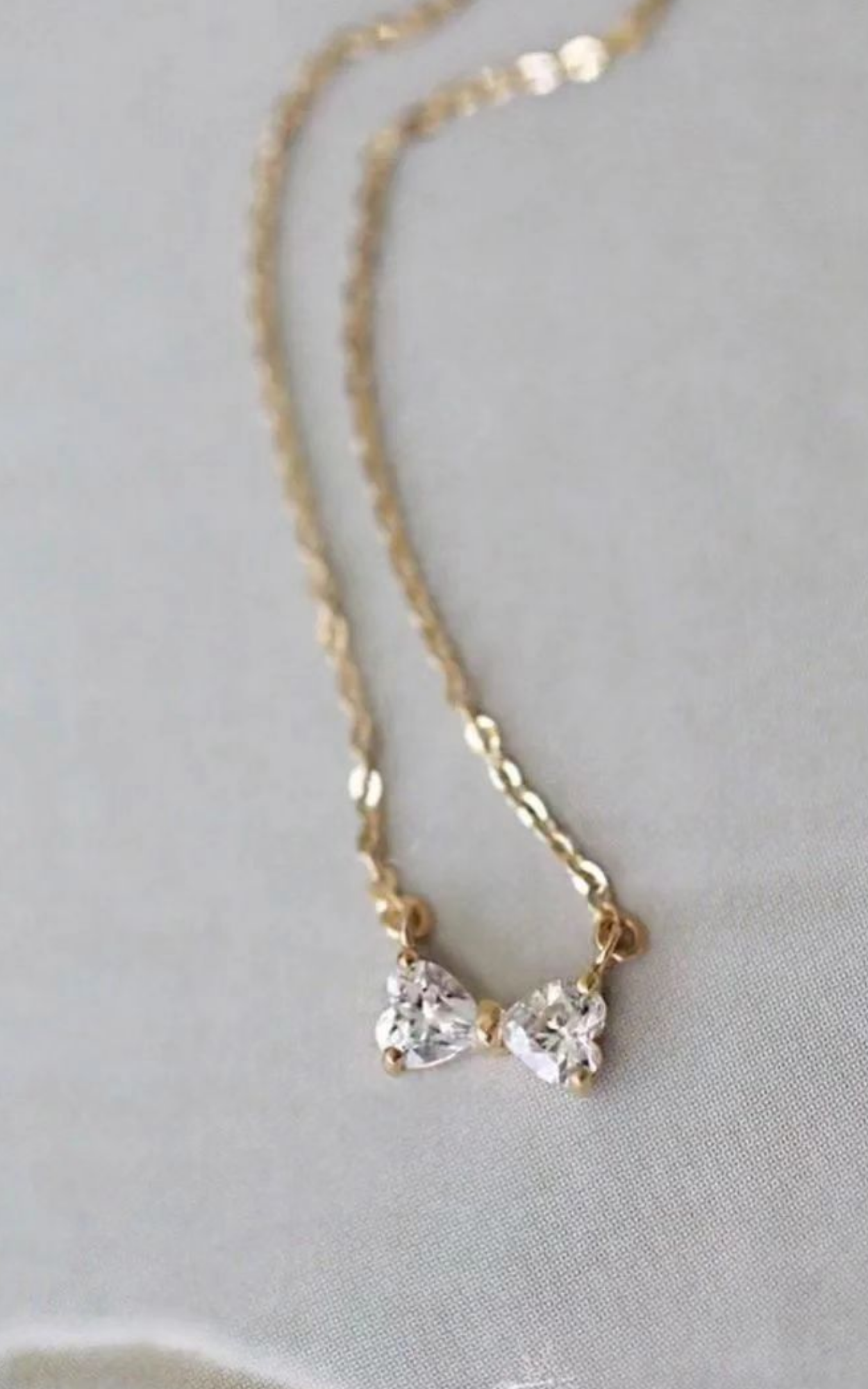 Dainty Bow Necklace