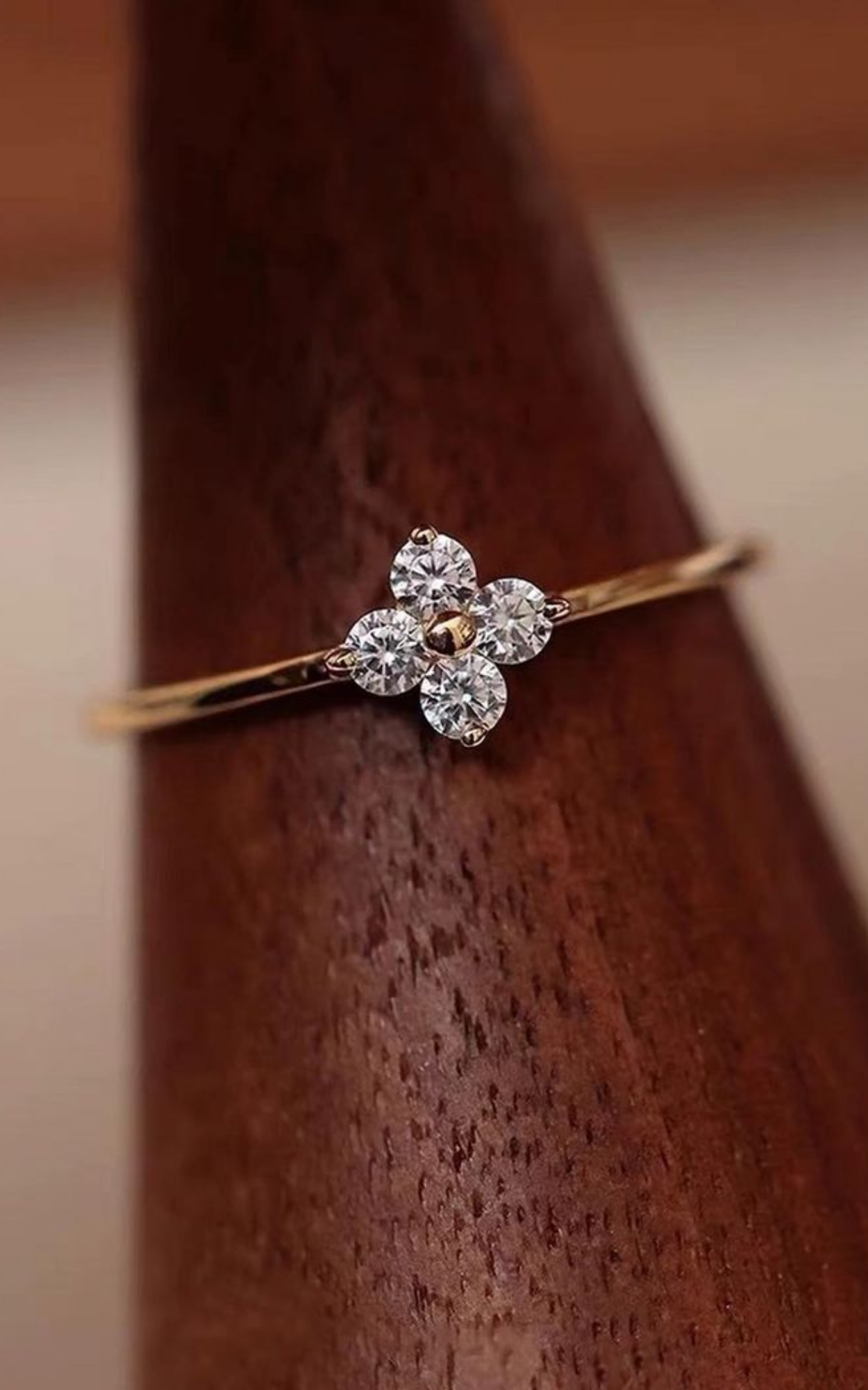 4 clover Ring