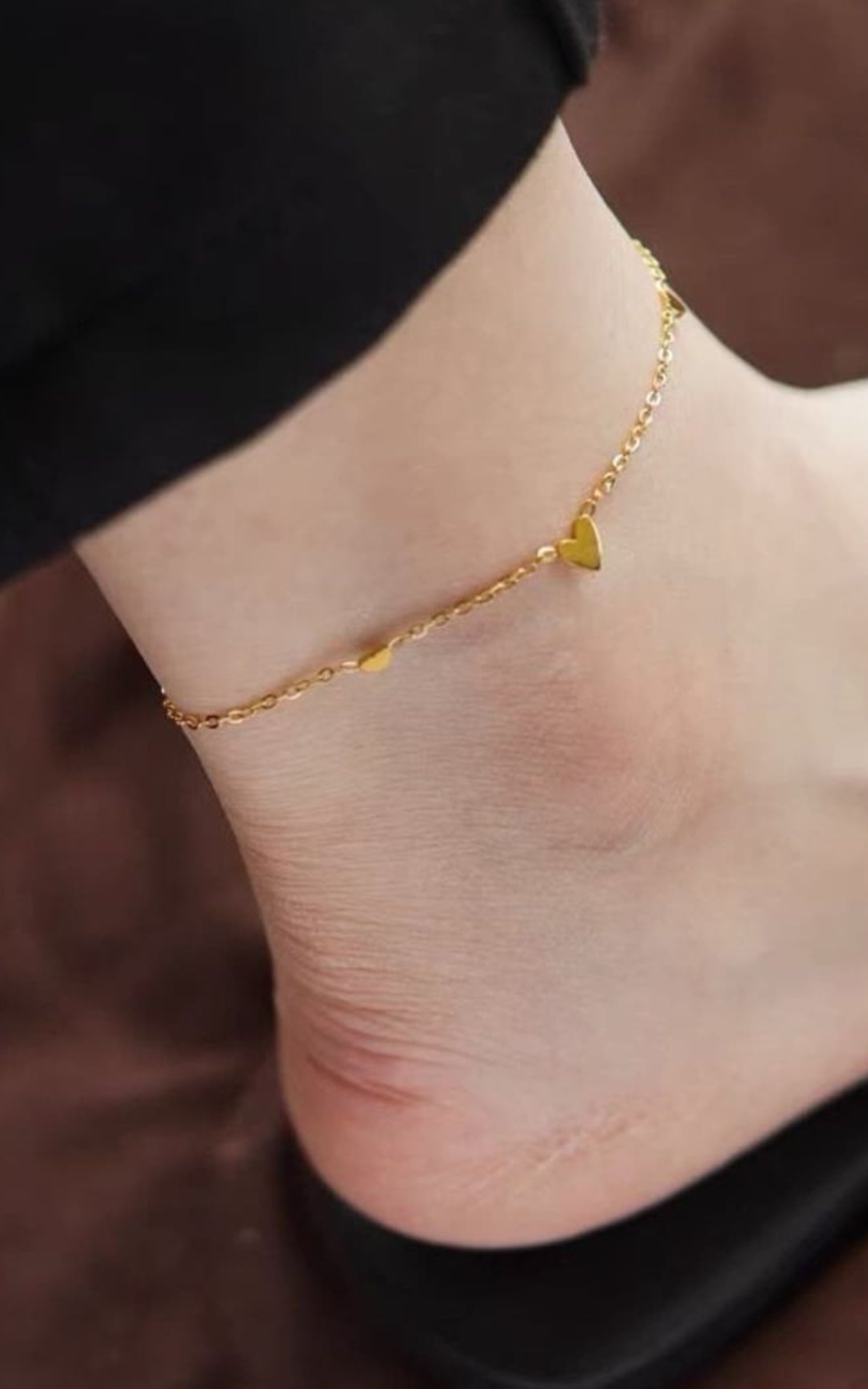 Heart Station Heart Anklet