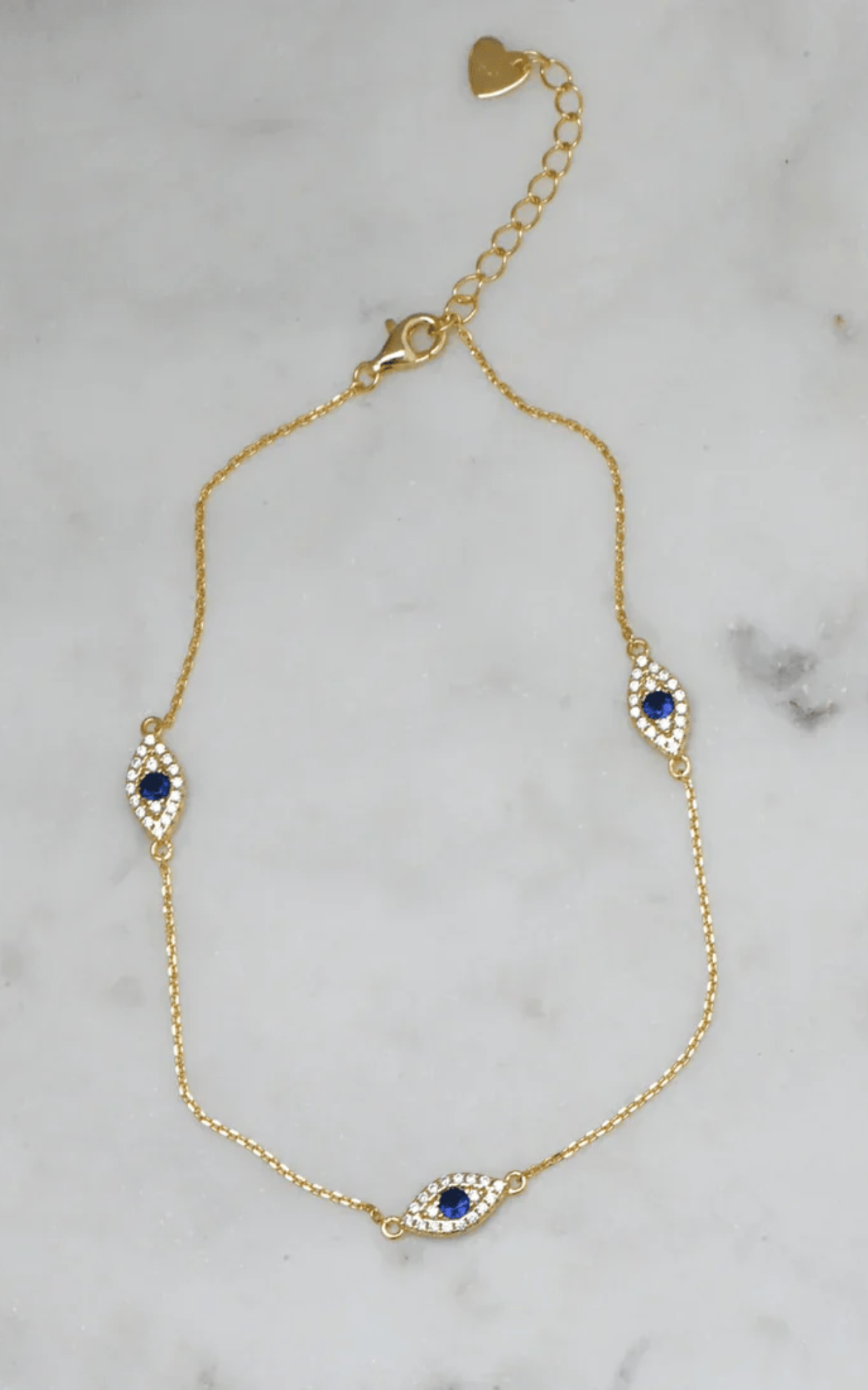Blue Evil Eye Anklet