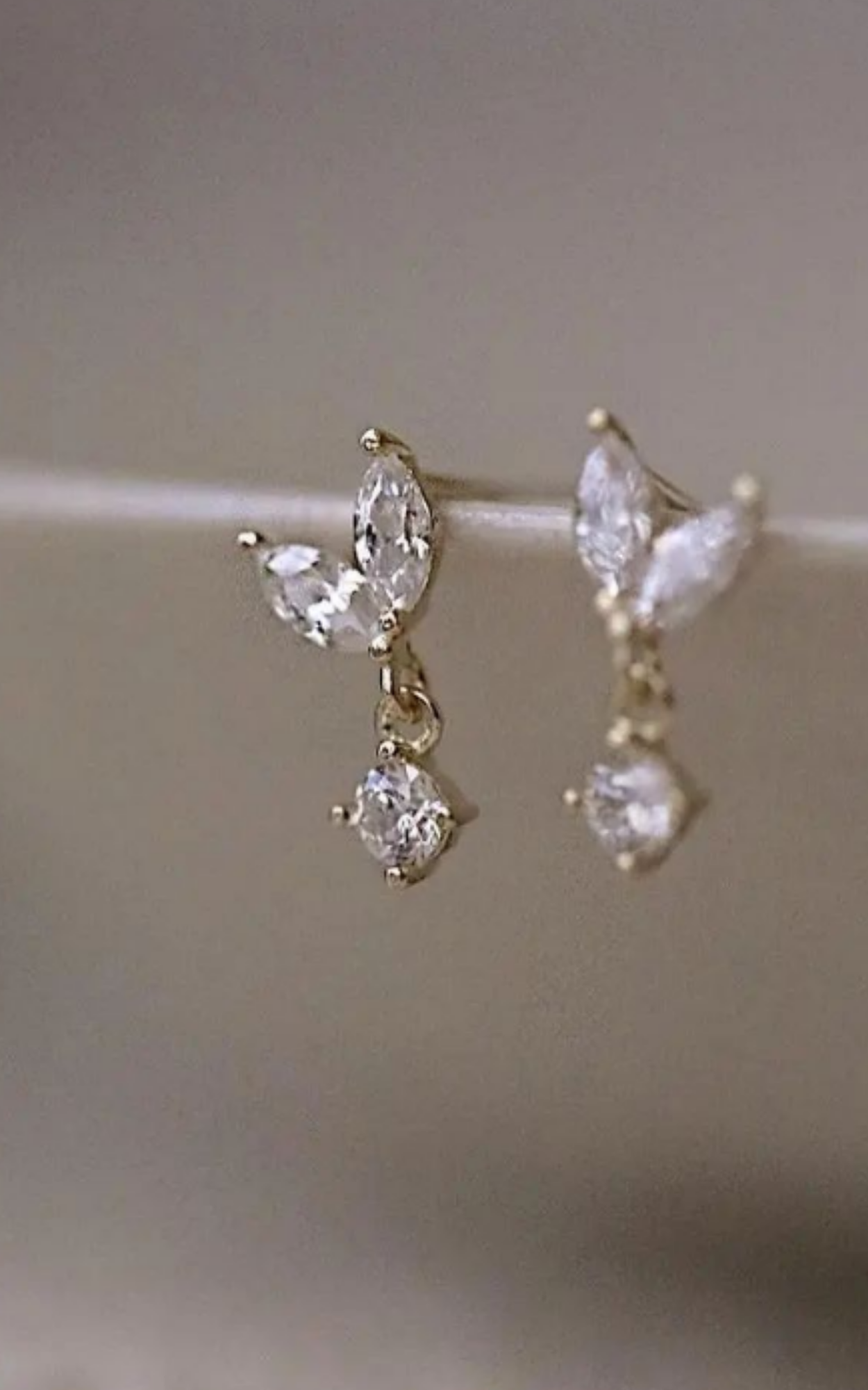 Dainty Marquise Earrings