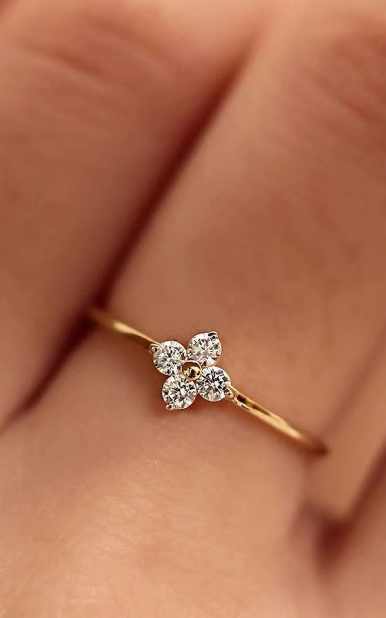 4 clover Ring