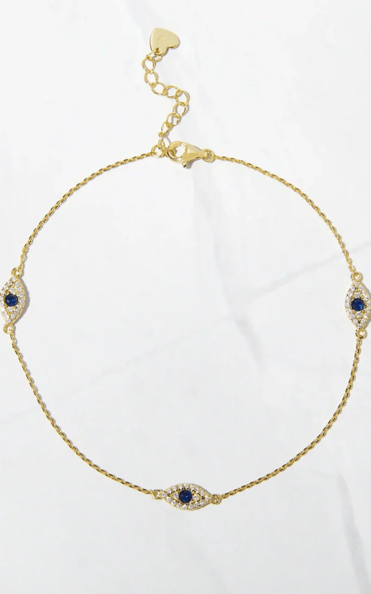 Blue Evil Eye Anklet