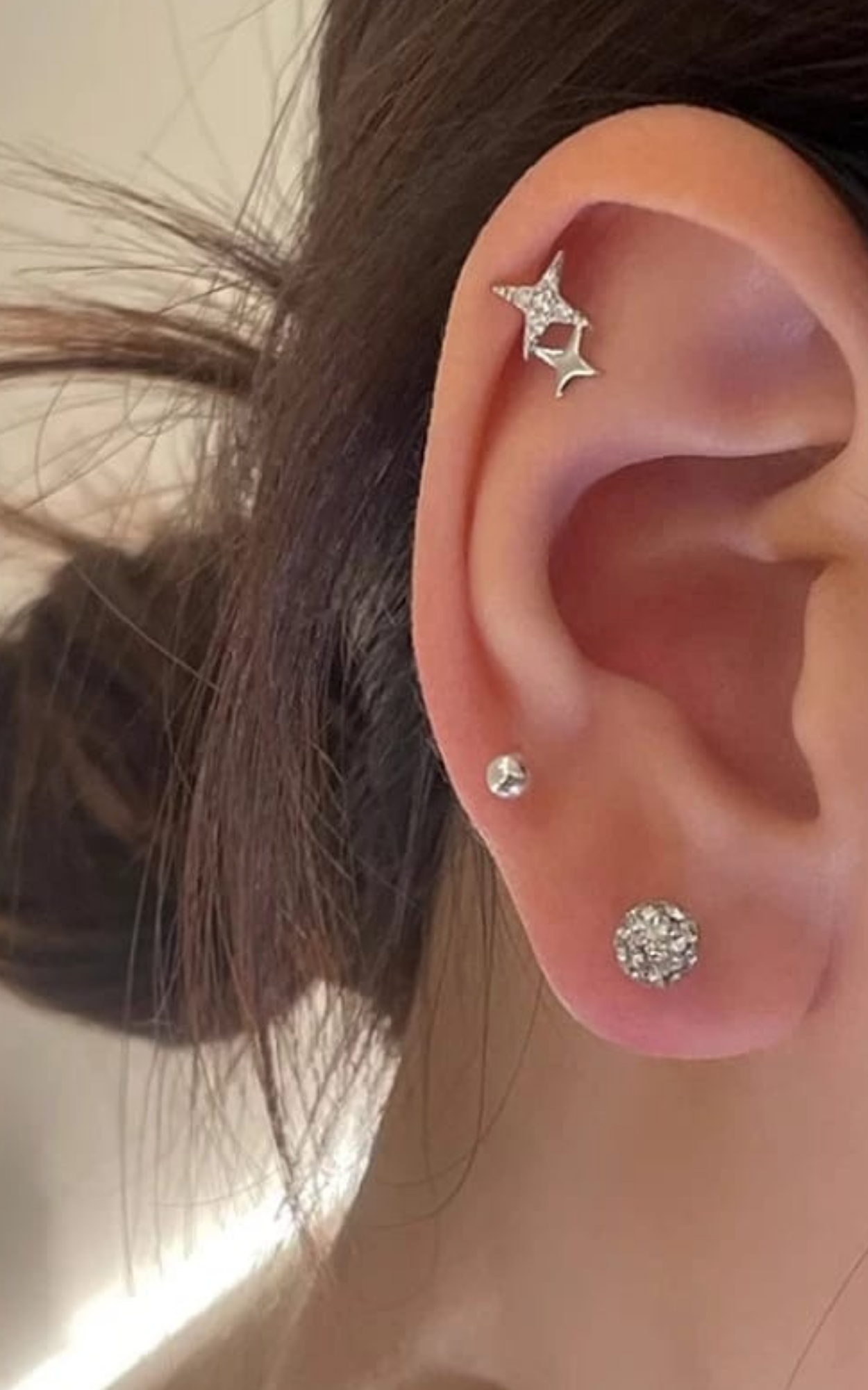 Blinking Star studs