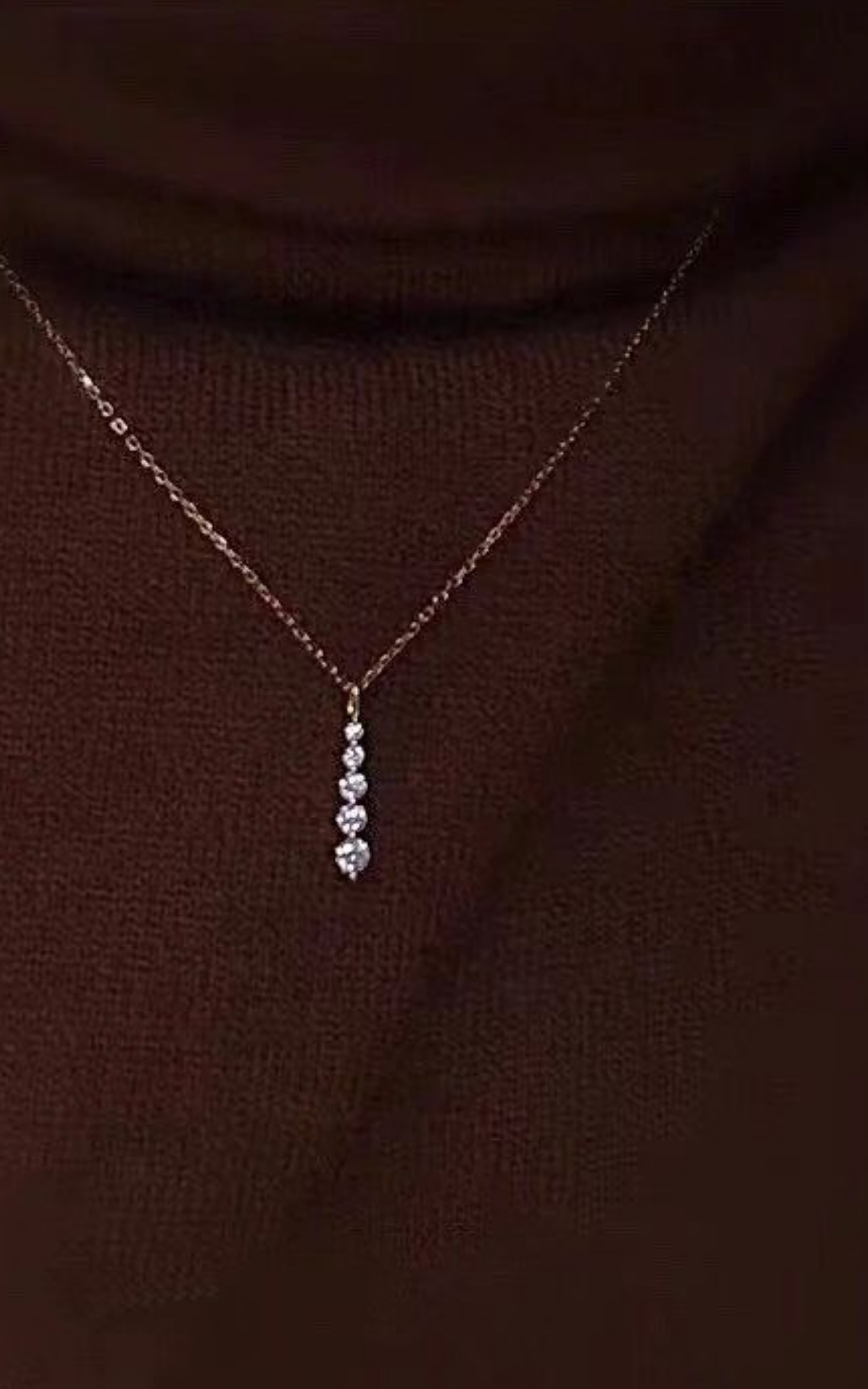 5 Diamond Necklace