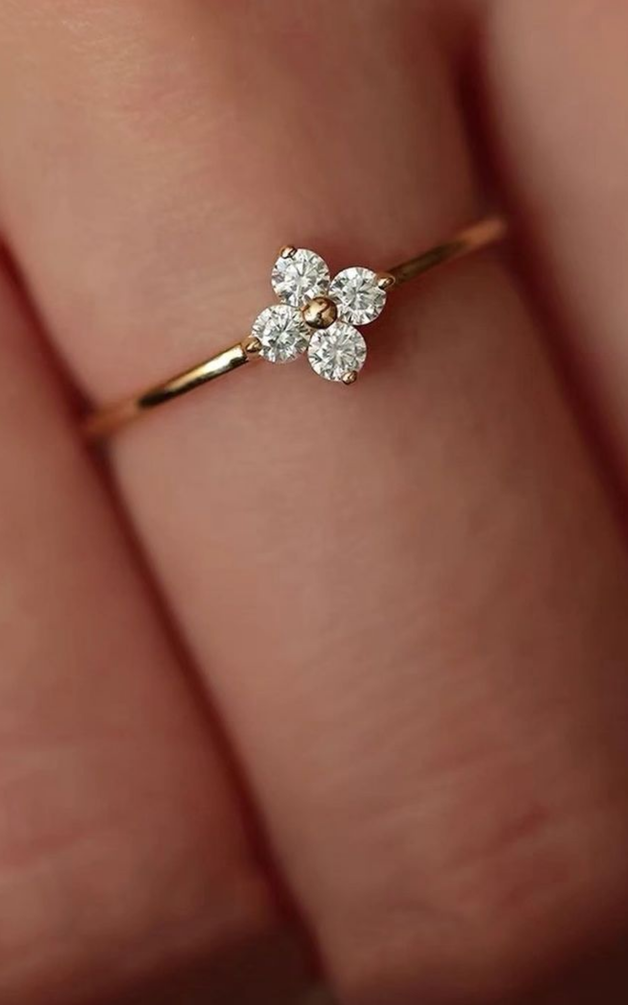 4 clover Ring