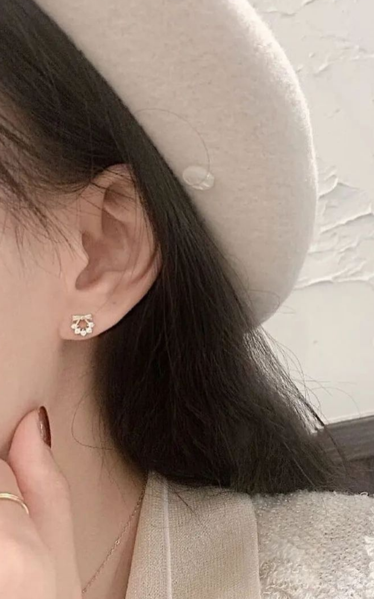 Baguette Bow Earrings