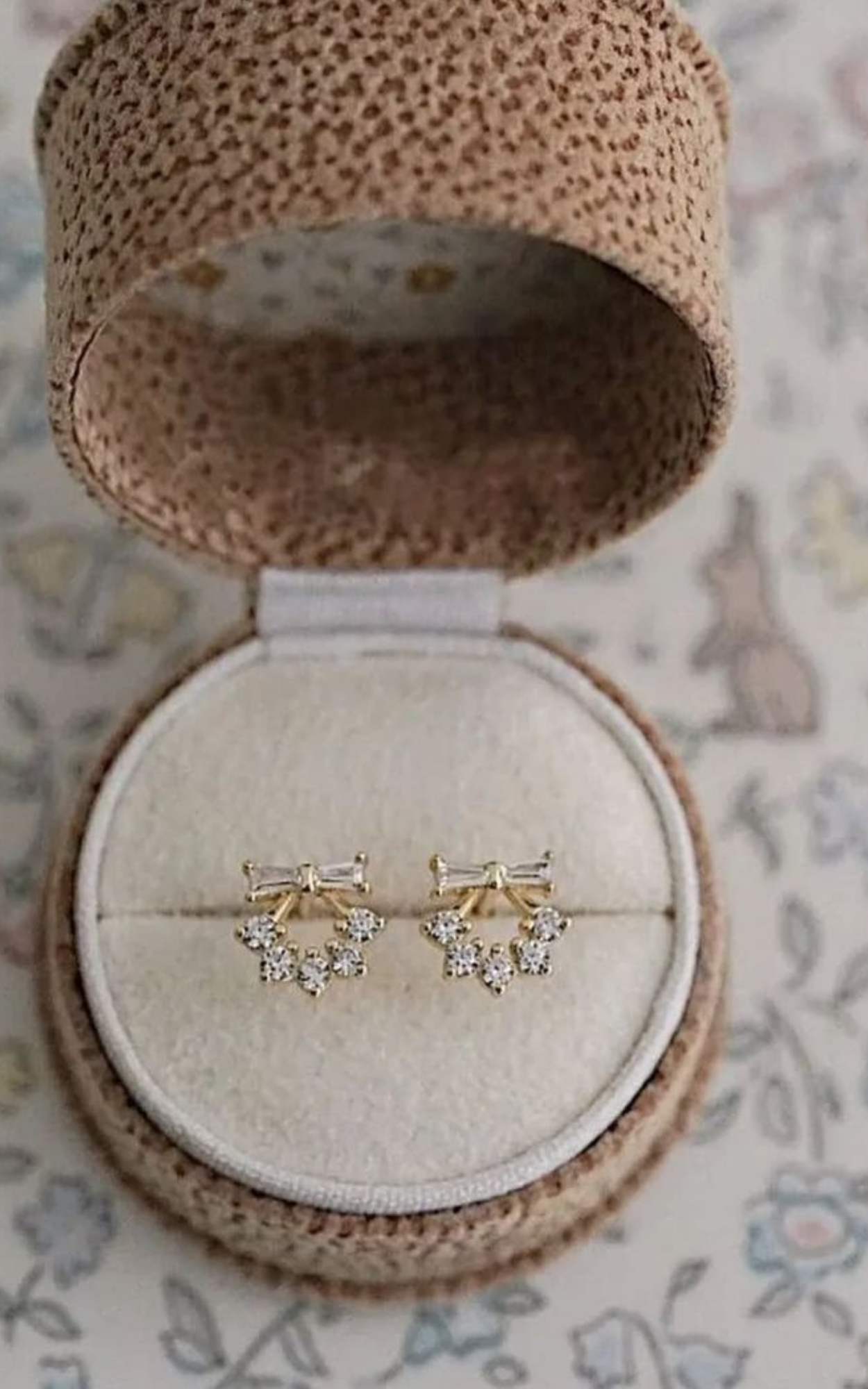 Baguette Bow Earrings
