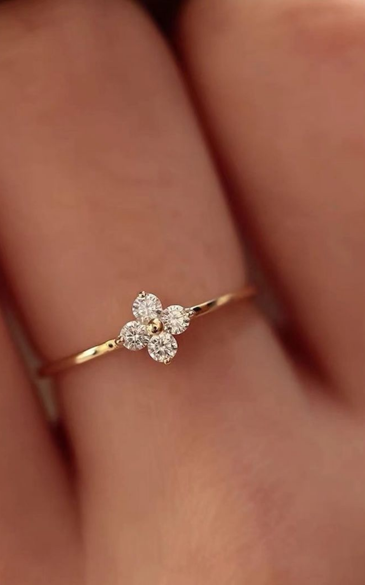 4 clover Ring