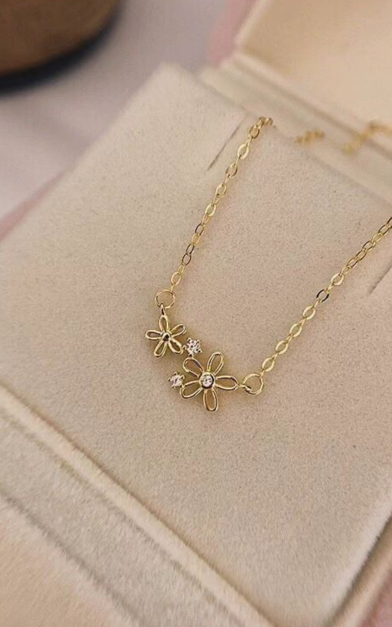 Dual Flower Necklace