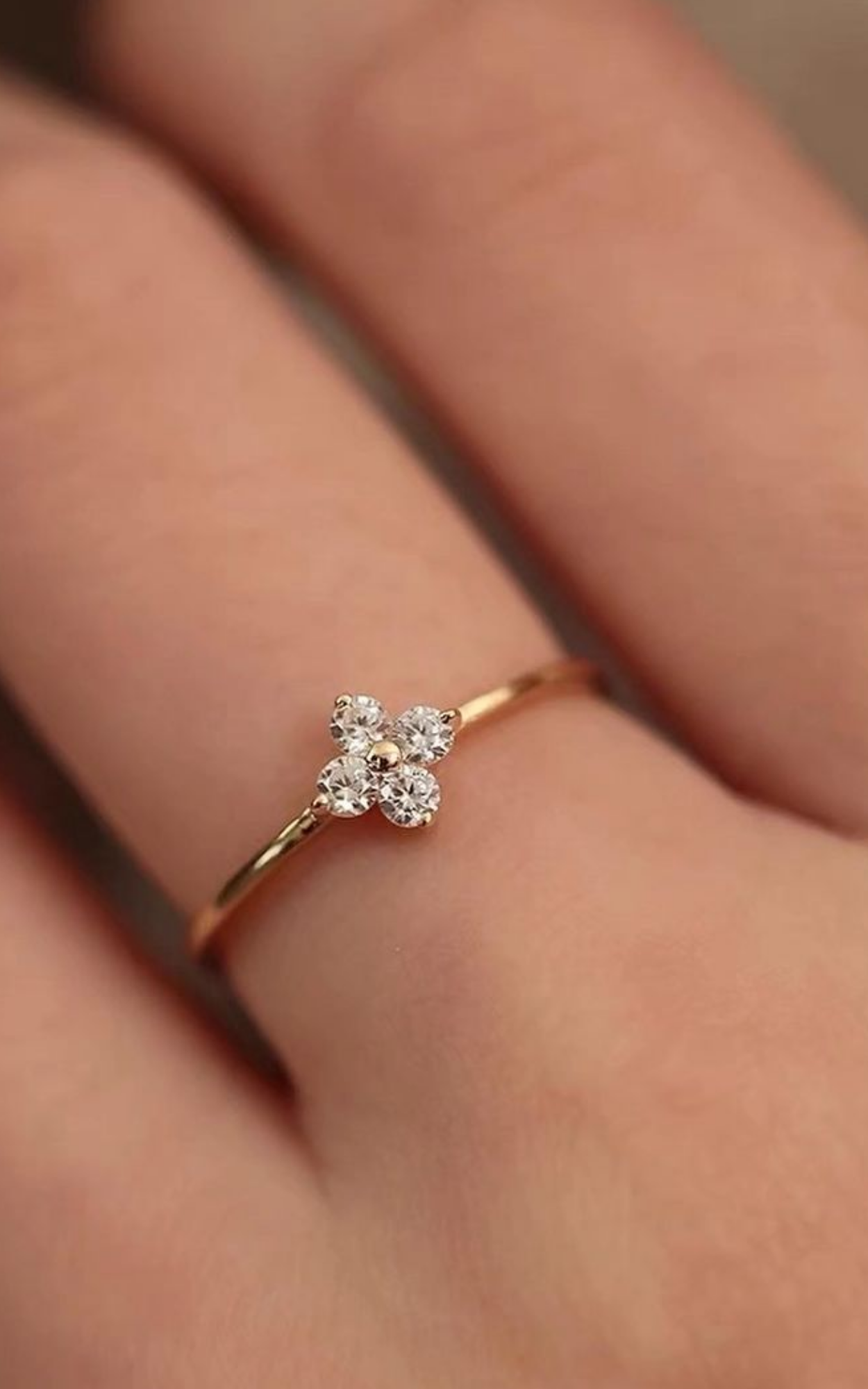 4 clover Ring