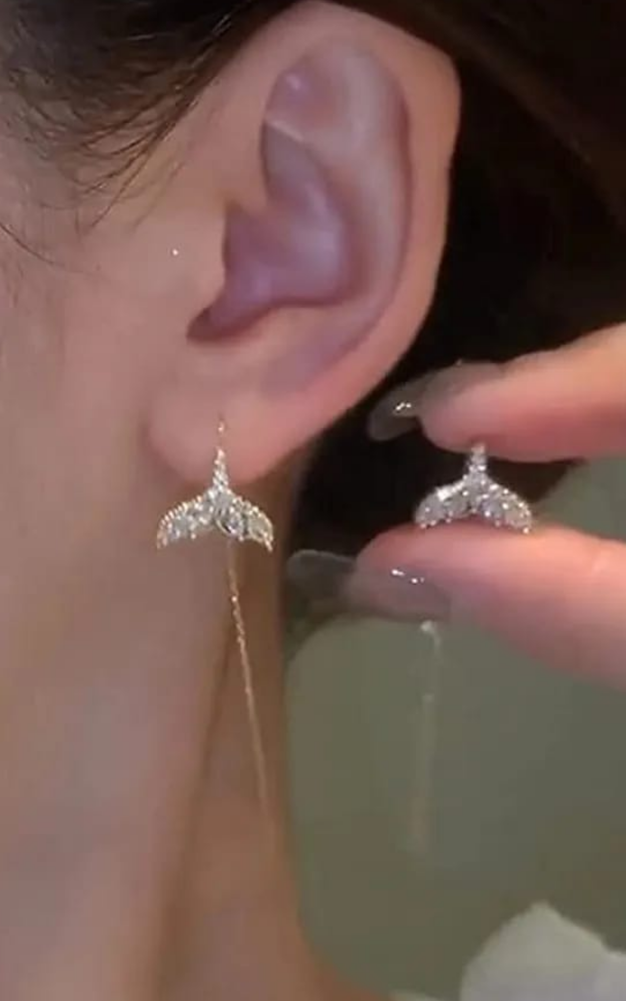 Marquise fish tail Earrings