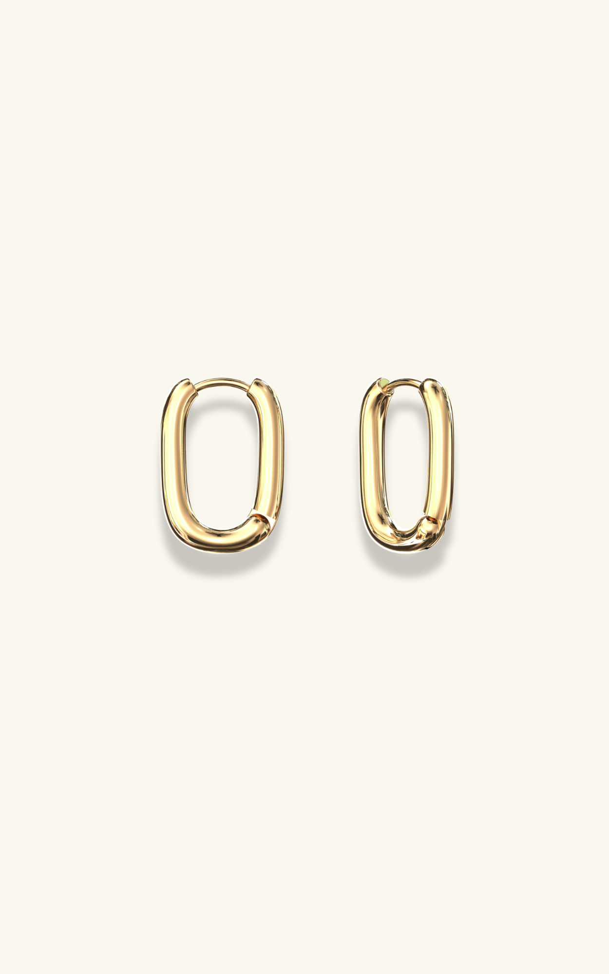 Bold Oval Hoops