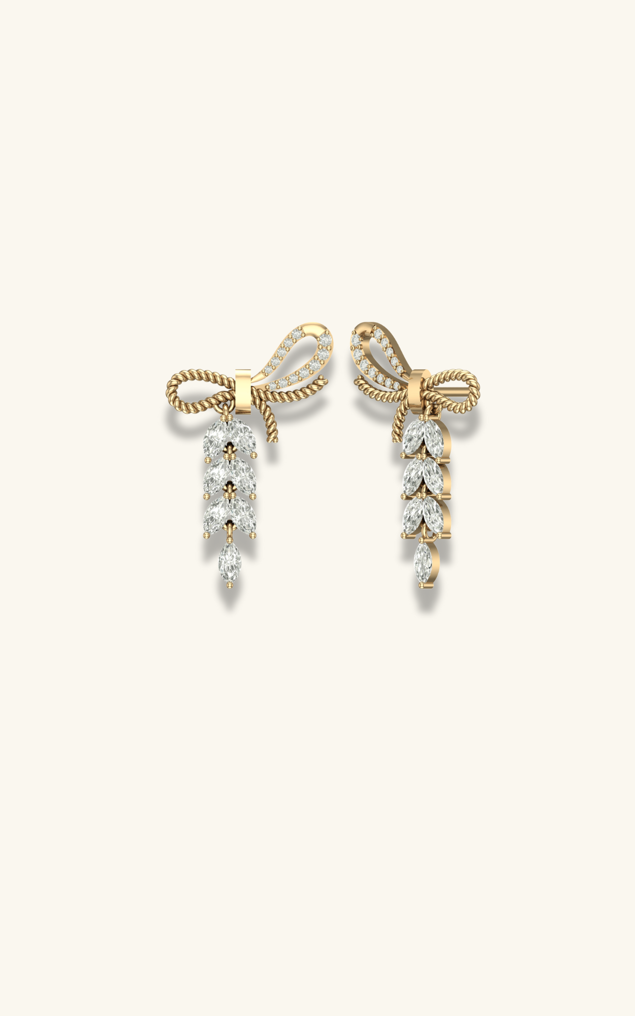 Bow with Dangling Stones