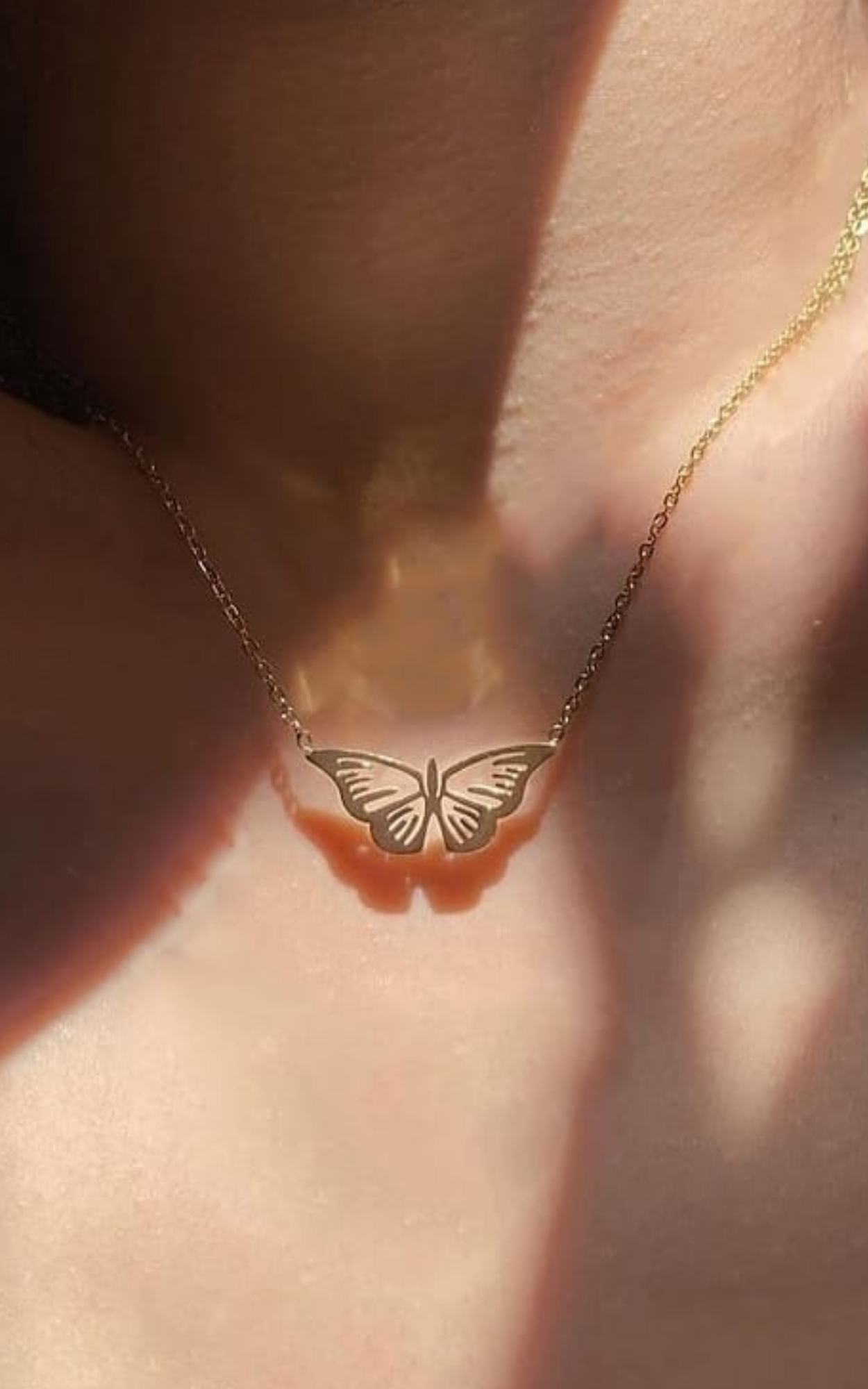 Butterfly Sketch Necklace
