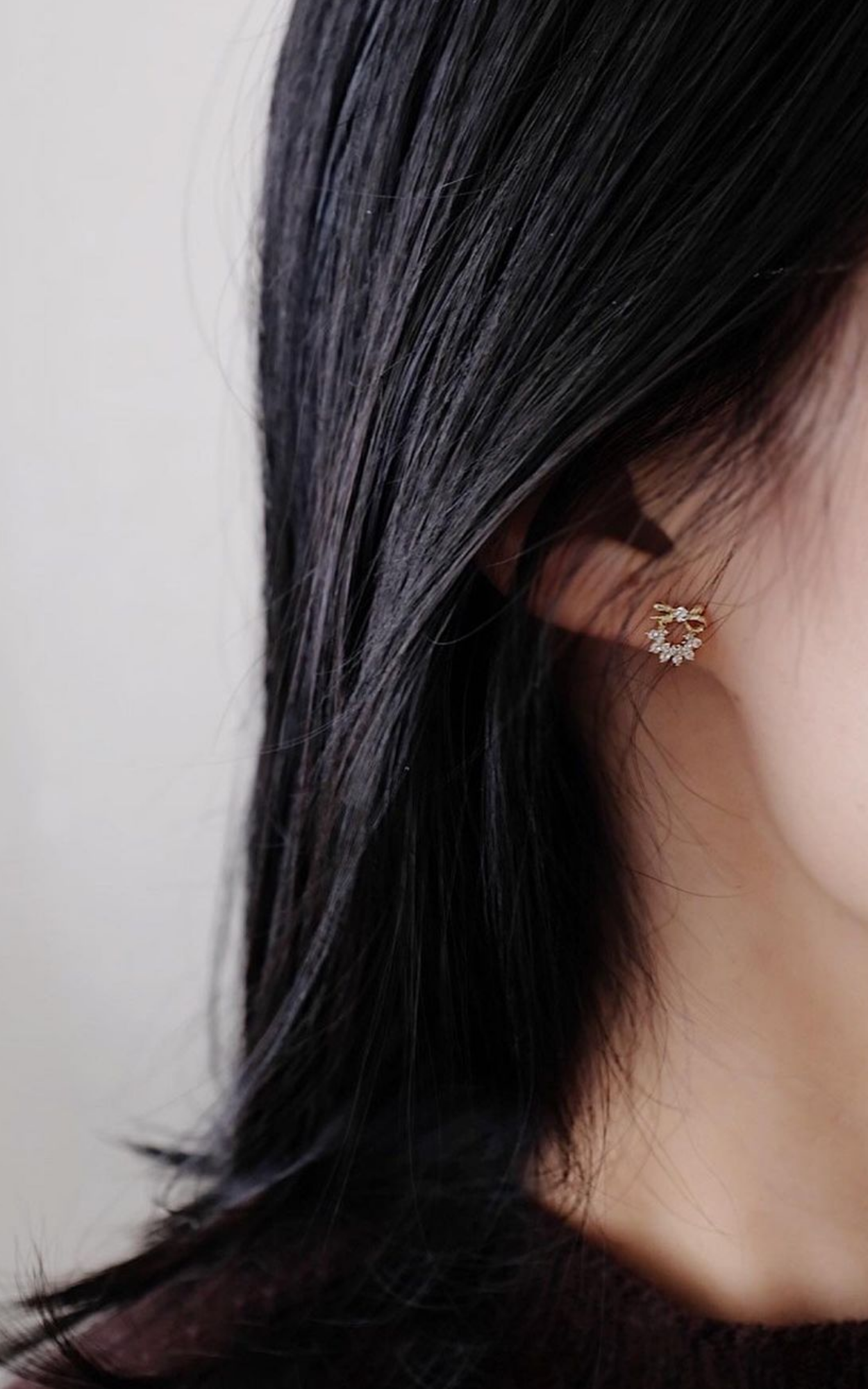 Crystal bow Earrings