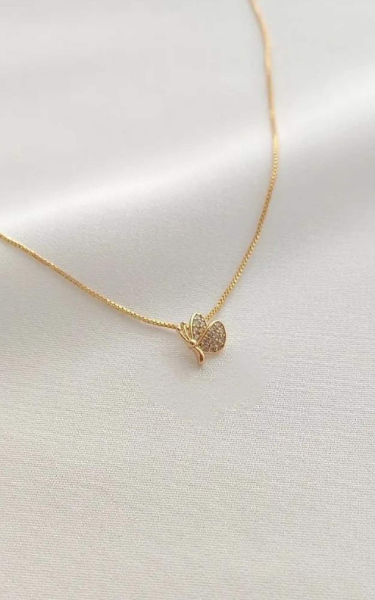 Cute Dainty Butterfly Necklace