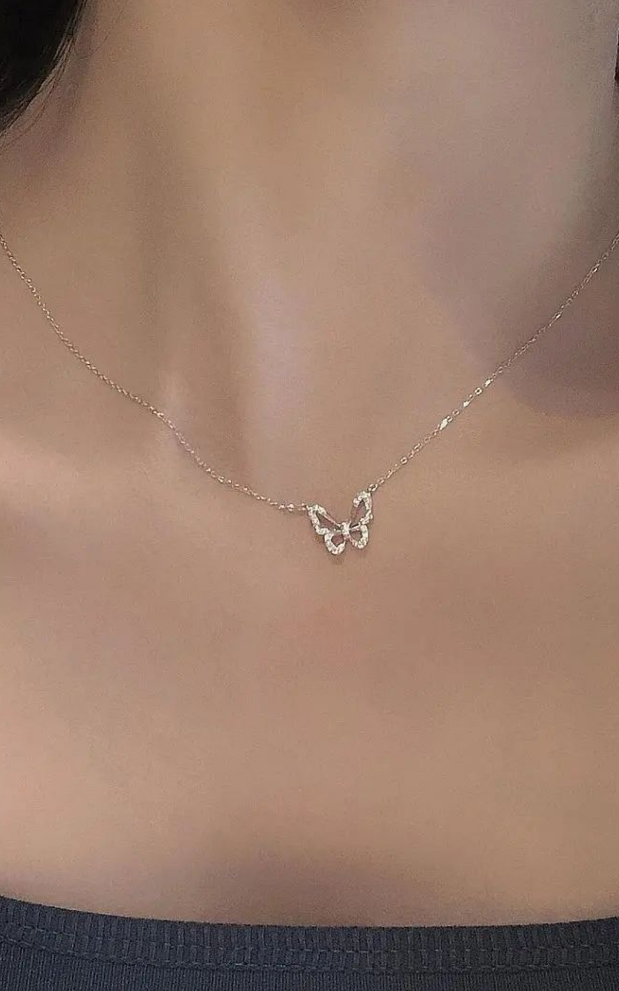Dainty Butterfly Necklace