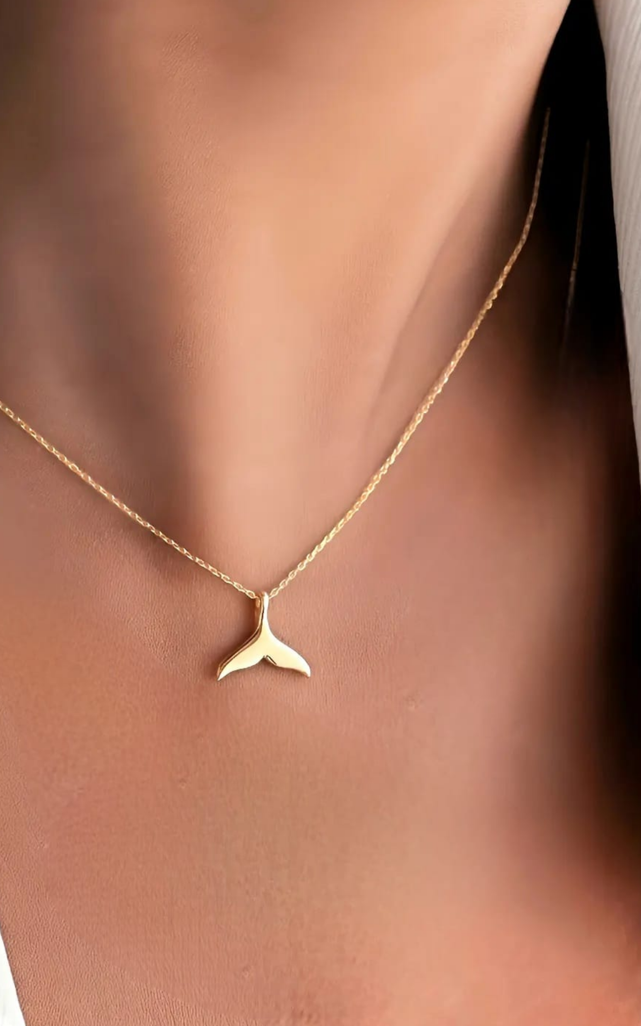 Dolphin Tail Necklace