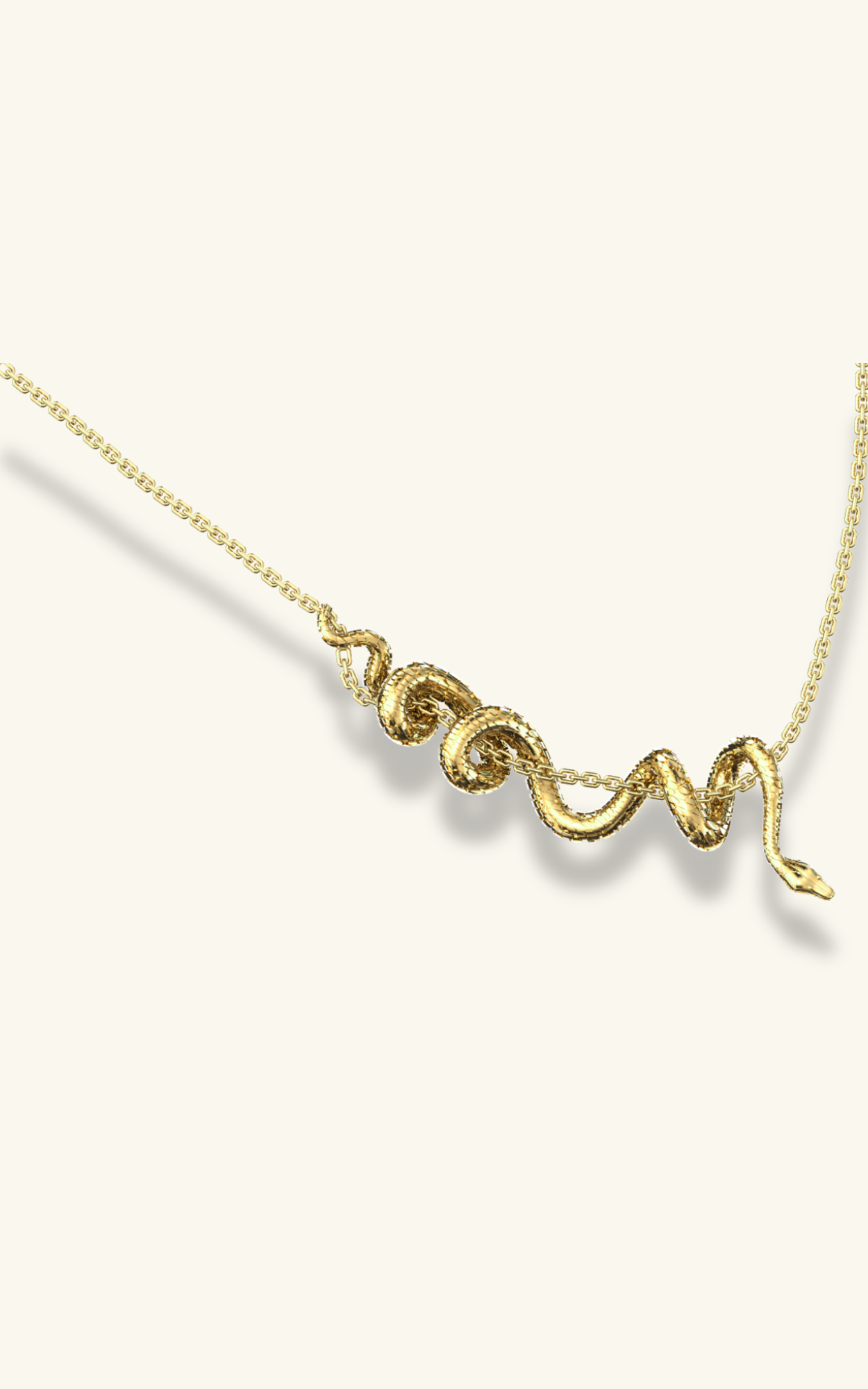 Gold Snake chain Necklace