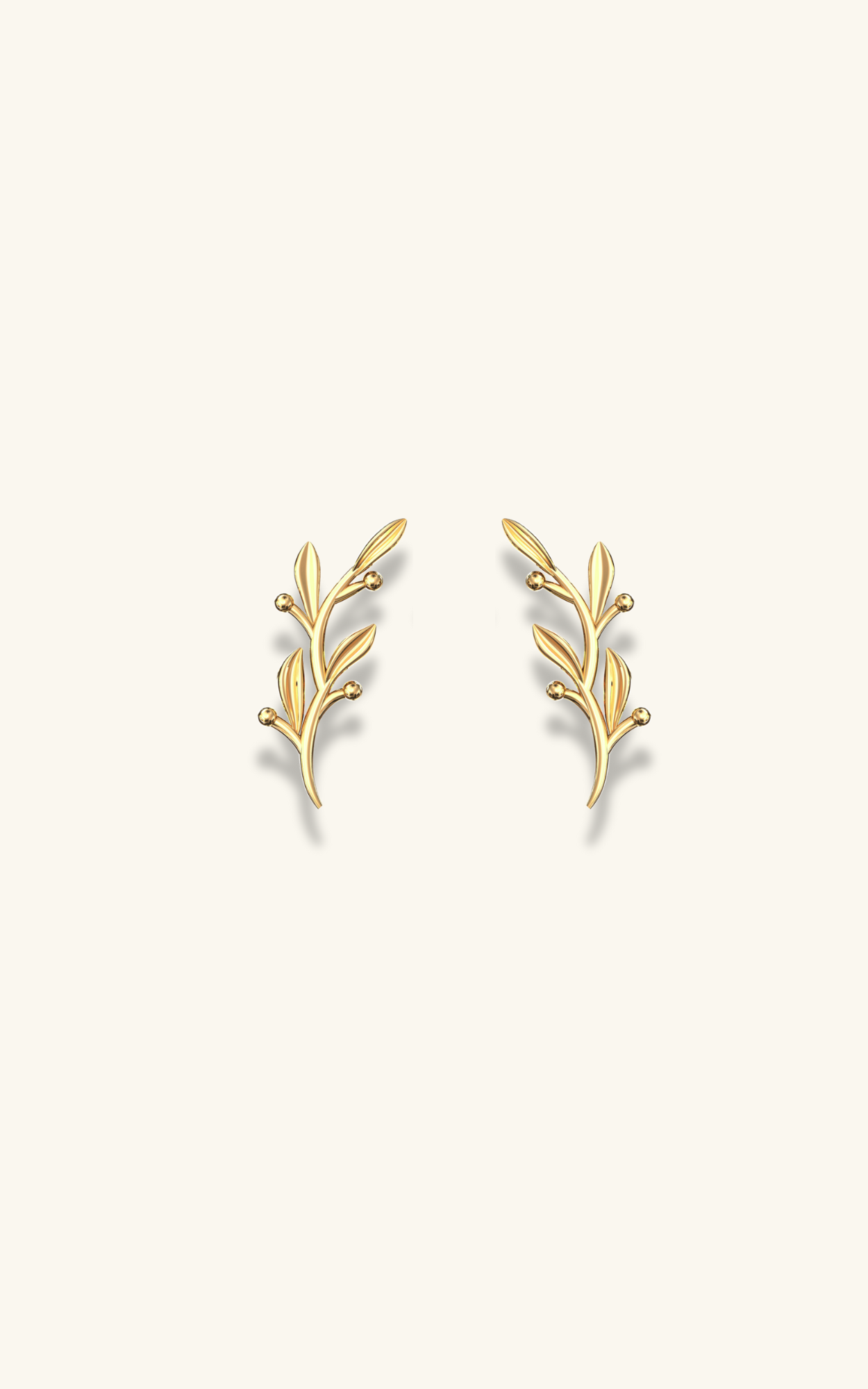 Leaf Stud Earrings