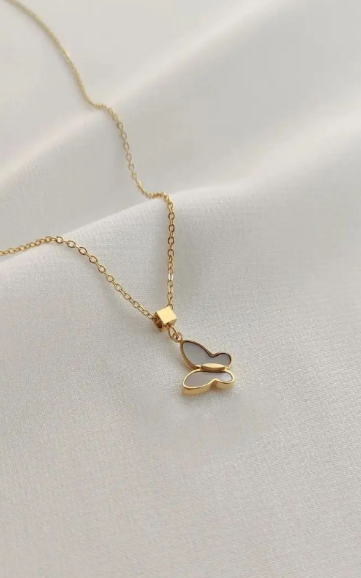 MOP Butterfly Necklace