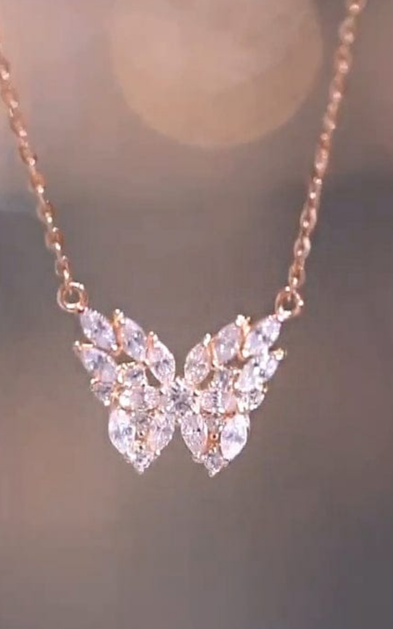 Marquise Butterfly Necklace
