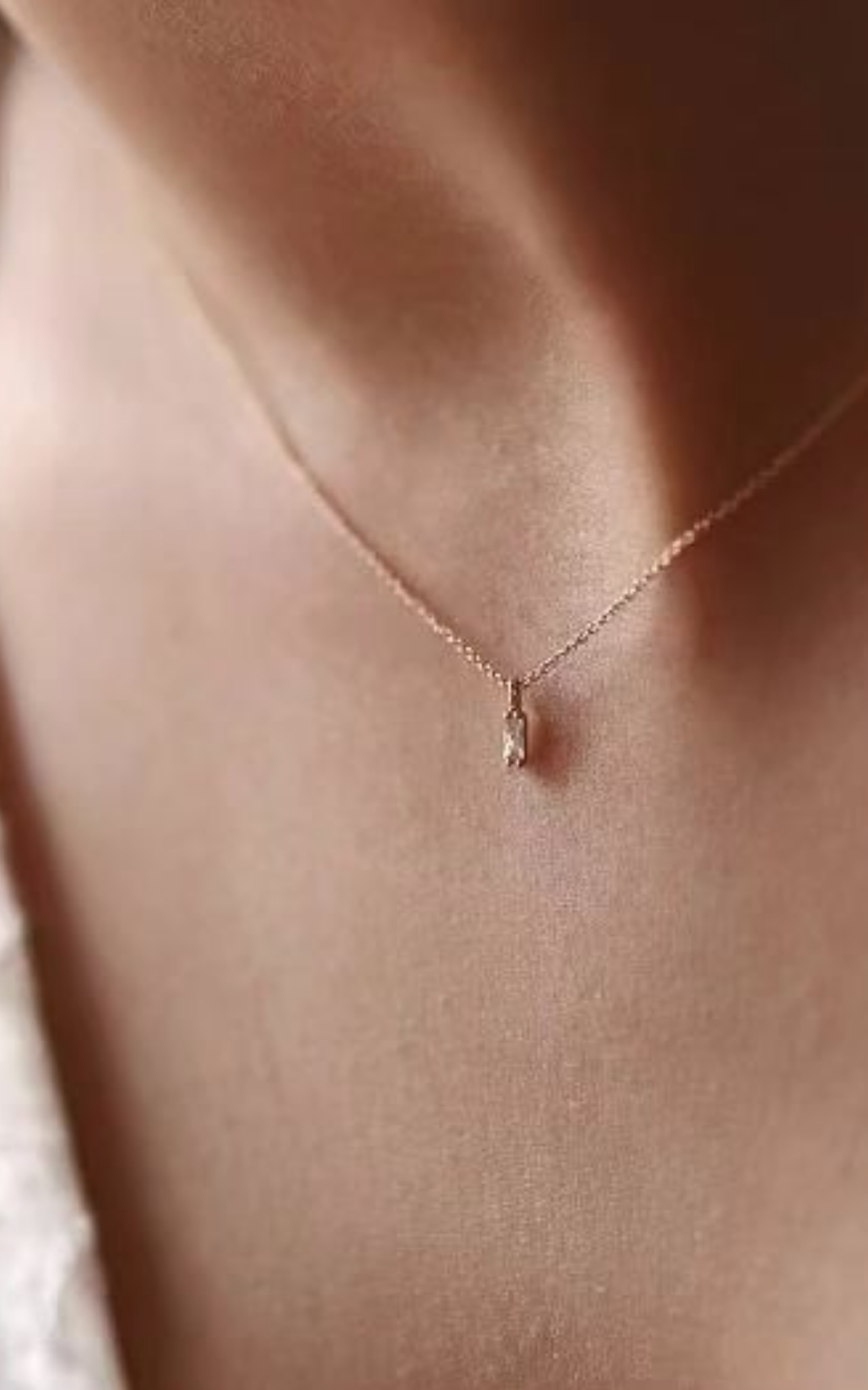Mini Baguette Necklace
