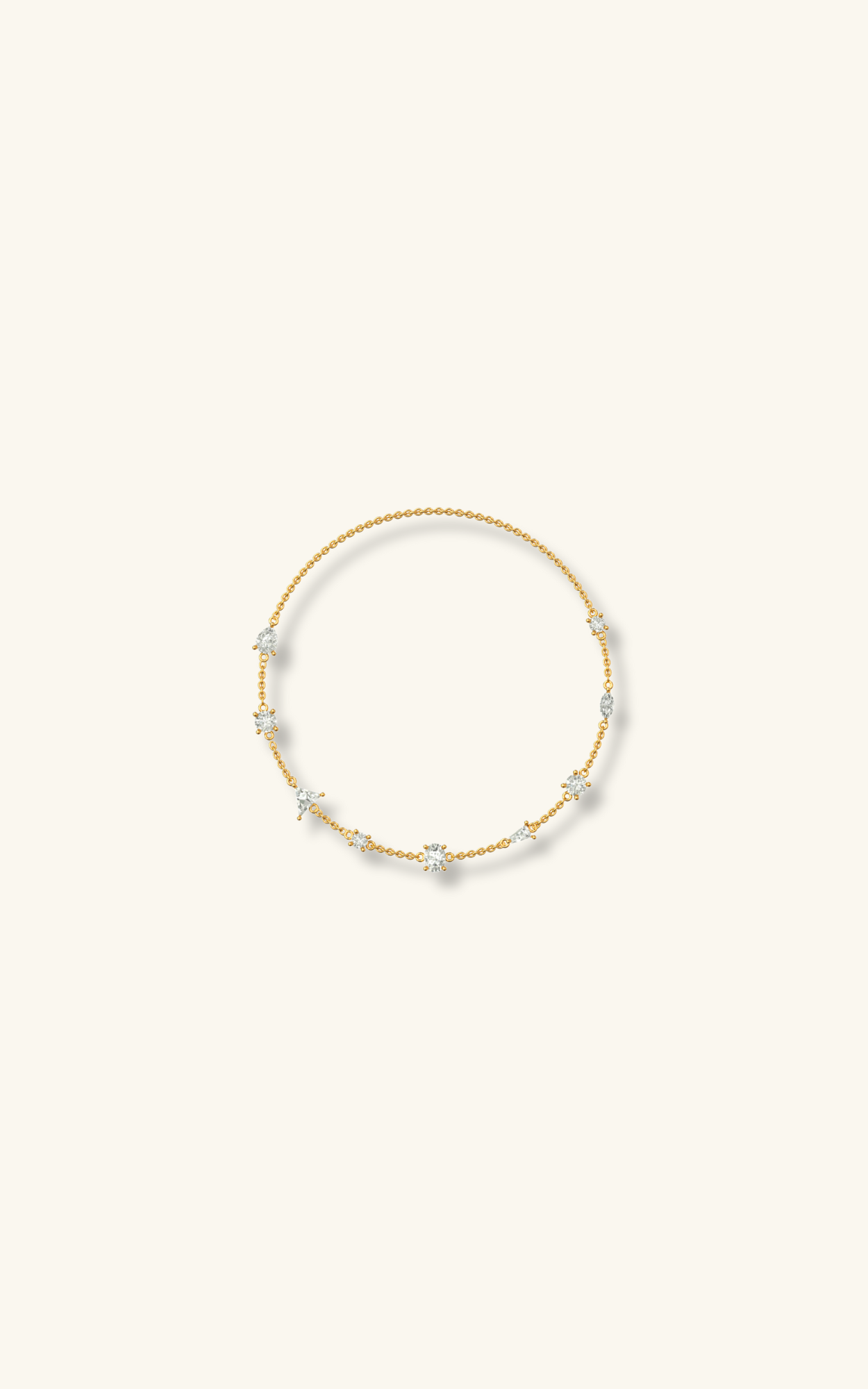 Multi Shape Diamond Bracelet