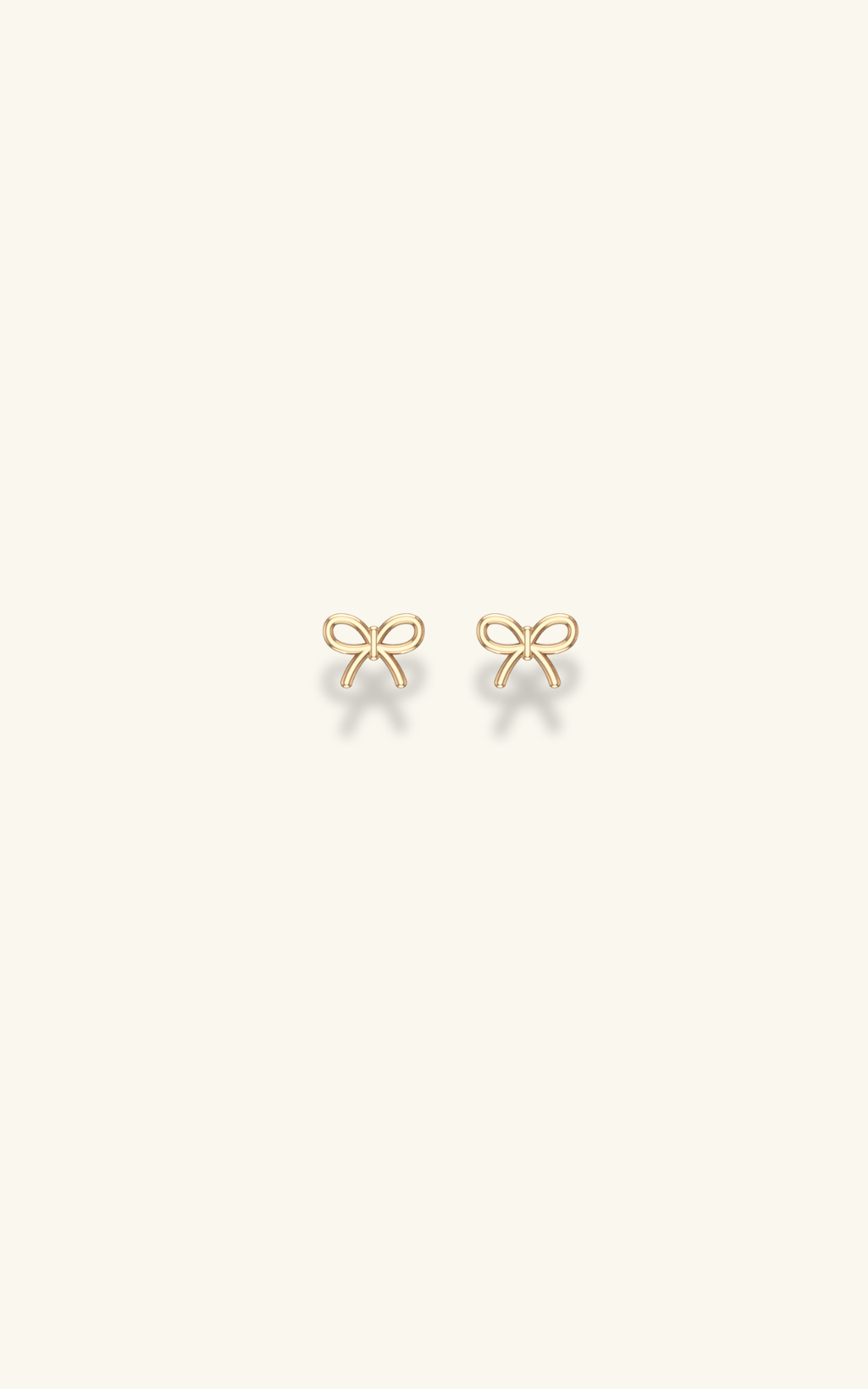 Outline Bow Earrings