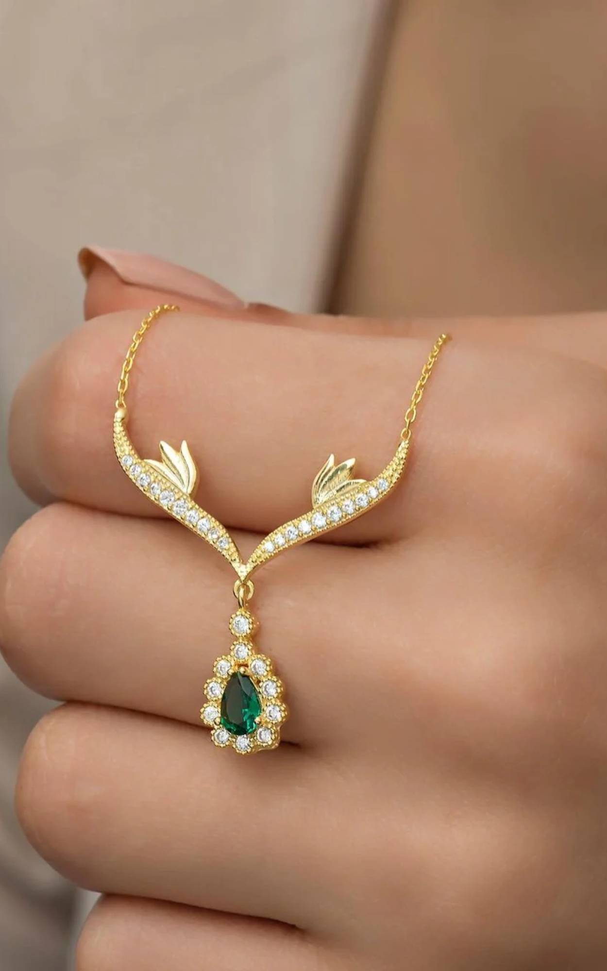 Pear Drop Necklace