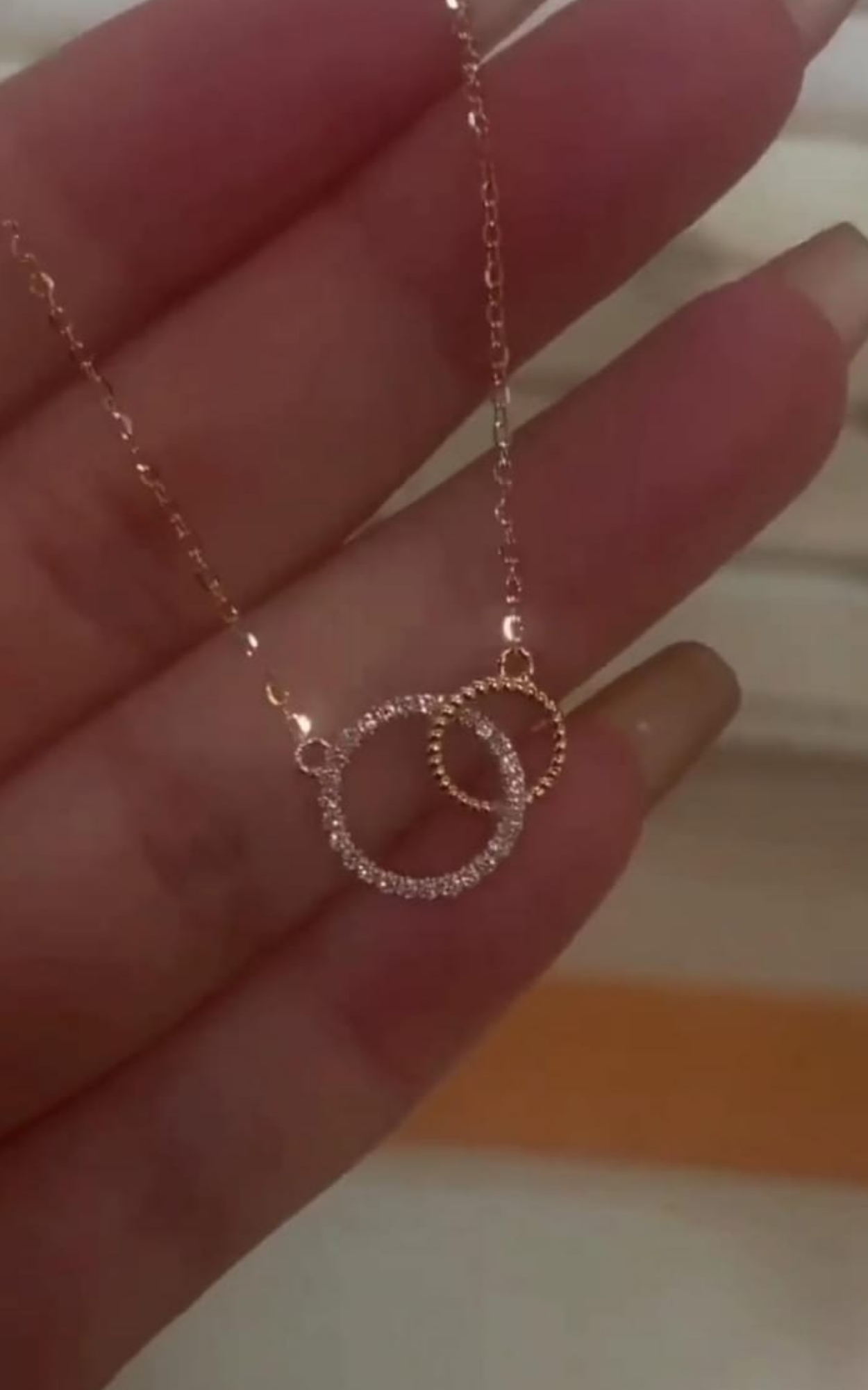 Rings Hooked Necklace