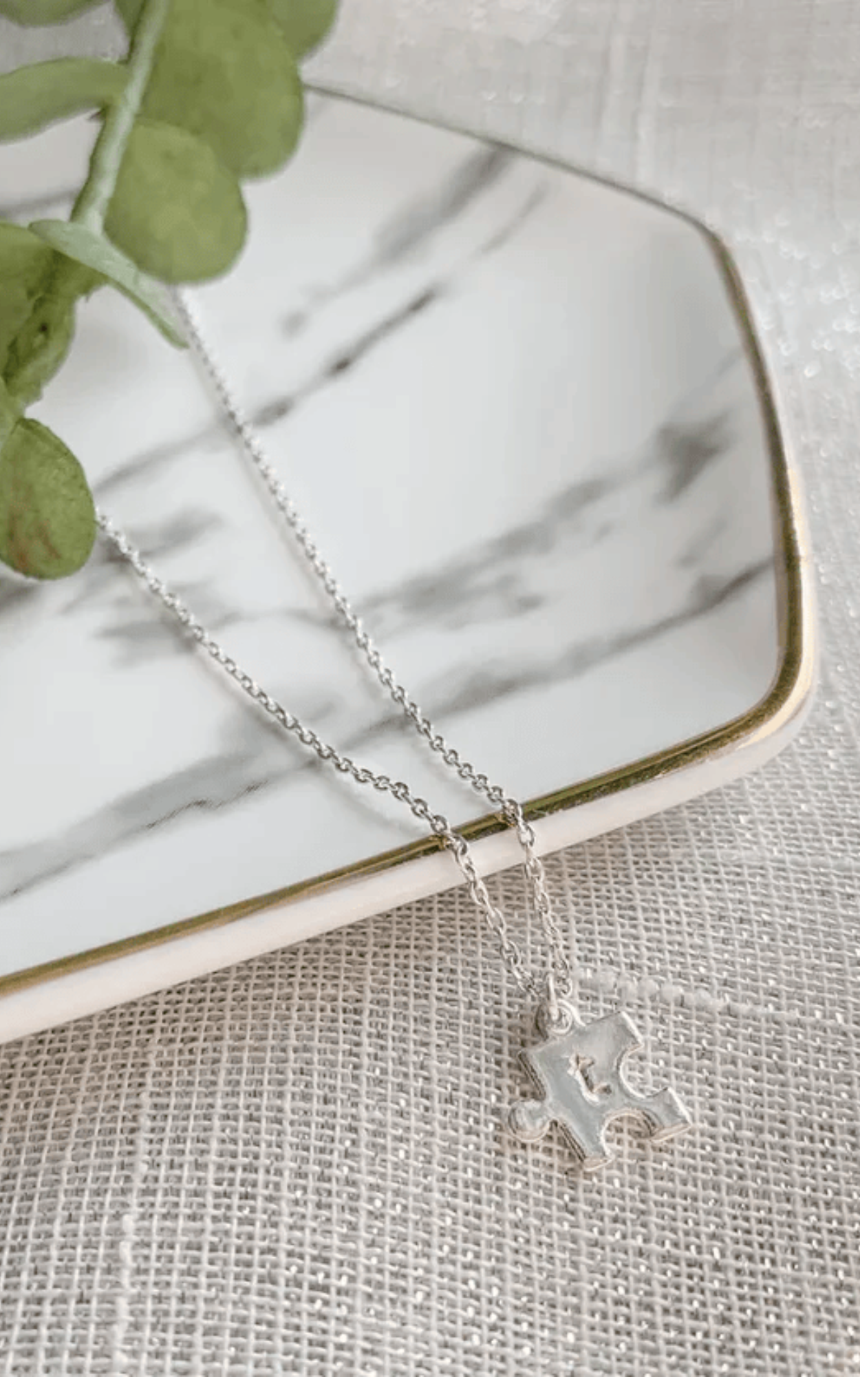 Single Puzzle Necklace