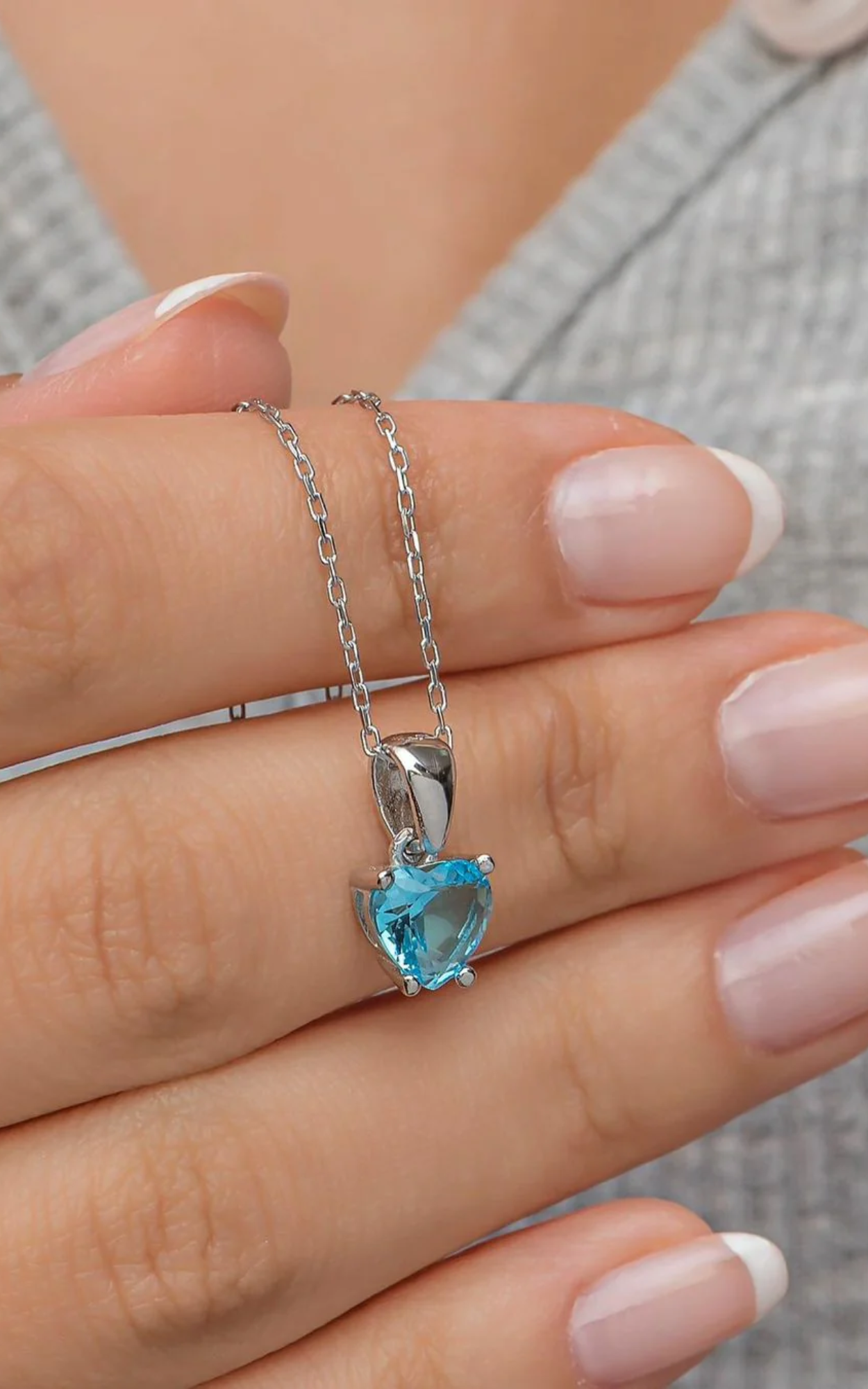 Solitaire Heart Necklace