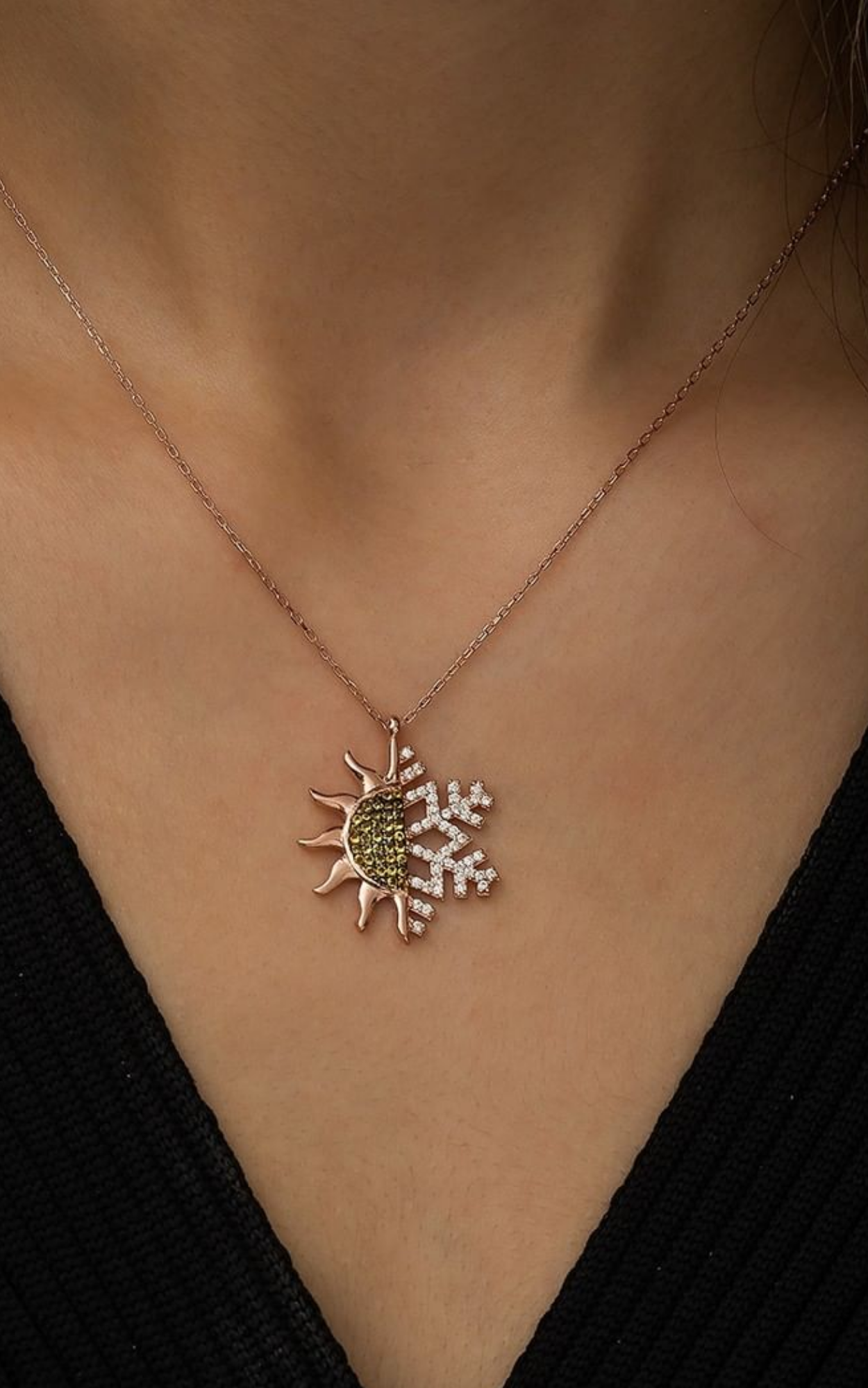 Fire & Cold Necklace